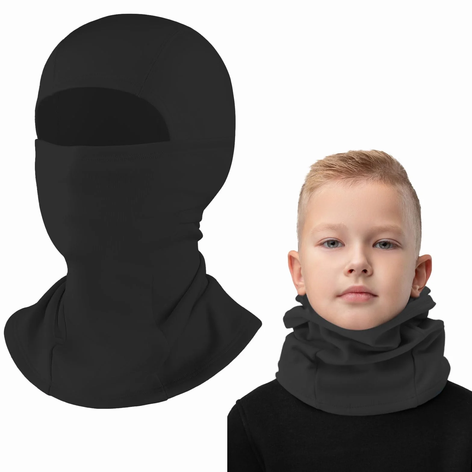 Zimowa termiczna kominiarka, wielofunkcyjna wiatroszczelna podszewka z polaru ciepła maska narciarska jazda na rowerze czapki czapka z ocieplaczem na szyję, maska