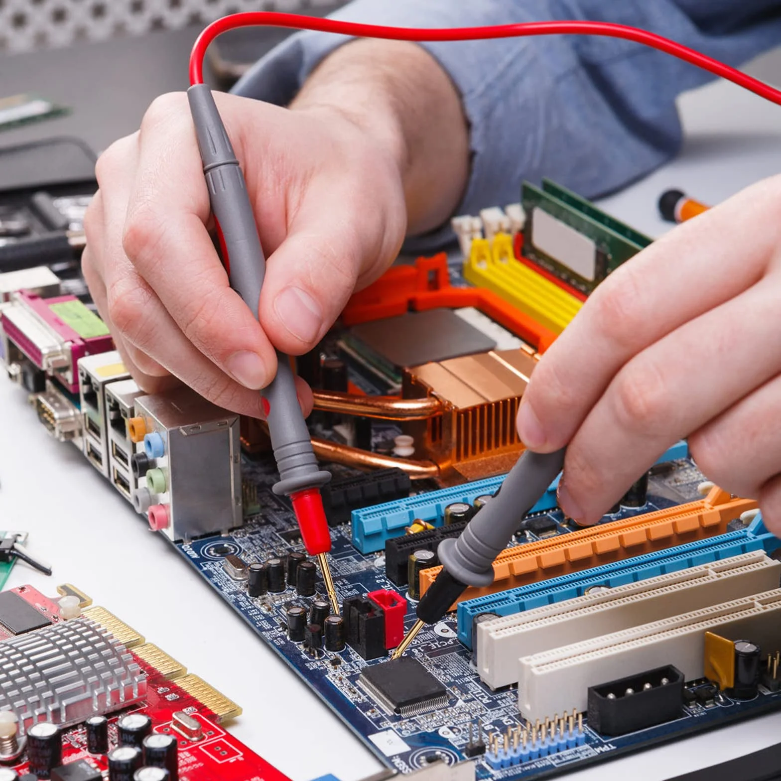 Końcówki testowe do multimetru z chwytakami krokodylkowymi sonda testowa do multimetru Kable pomiarowe Multimetr do testu obwodu elektrycznego Napięcie