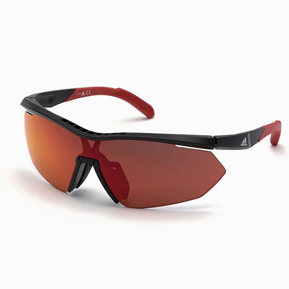 adidas Unisex Sp0016 etui na okulary, kolor czarny (Glossy Black), jeden rozmiar, czarny (Glossy Black), jeden rozmiar