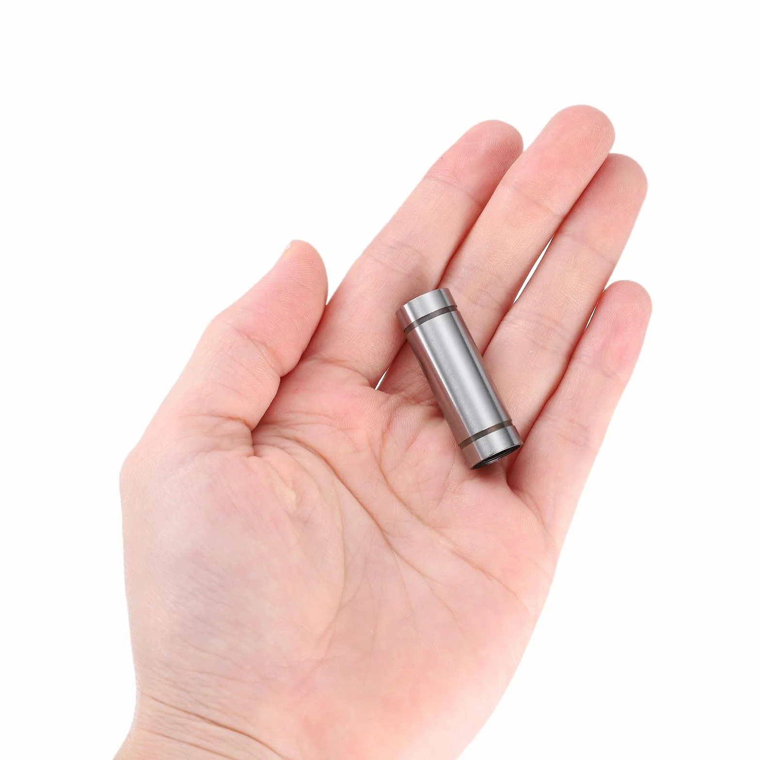 QUARKZMAN LM6LUU łożysko liniowe 6 mm, otwór 12 mm, średnica 35 mm, liniowe łożyska kulkowe, dwustronne, uszczelnione gumą, stal łożyskowa, do maszyny CNC, drukarki 3D, maszyny do pakowania żywności