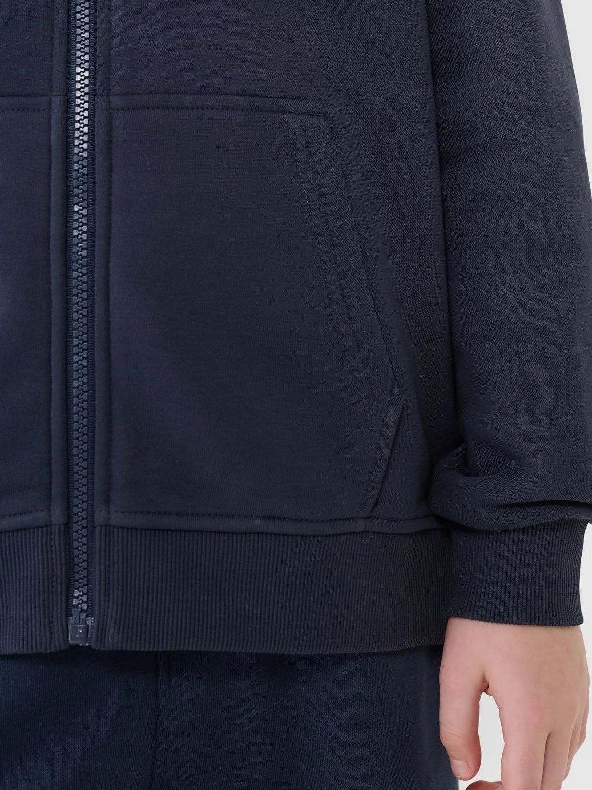 4F Bluza dresowa rozpinana z kapturem chłopięca