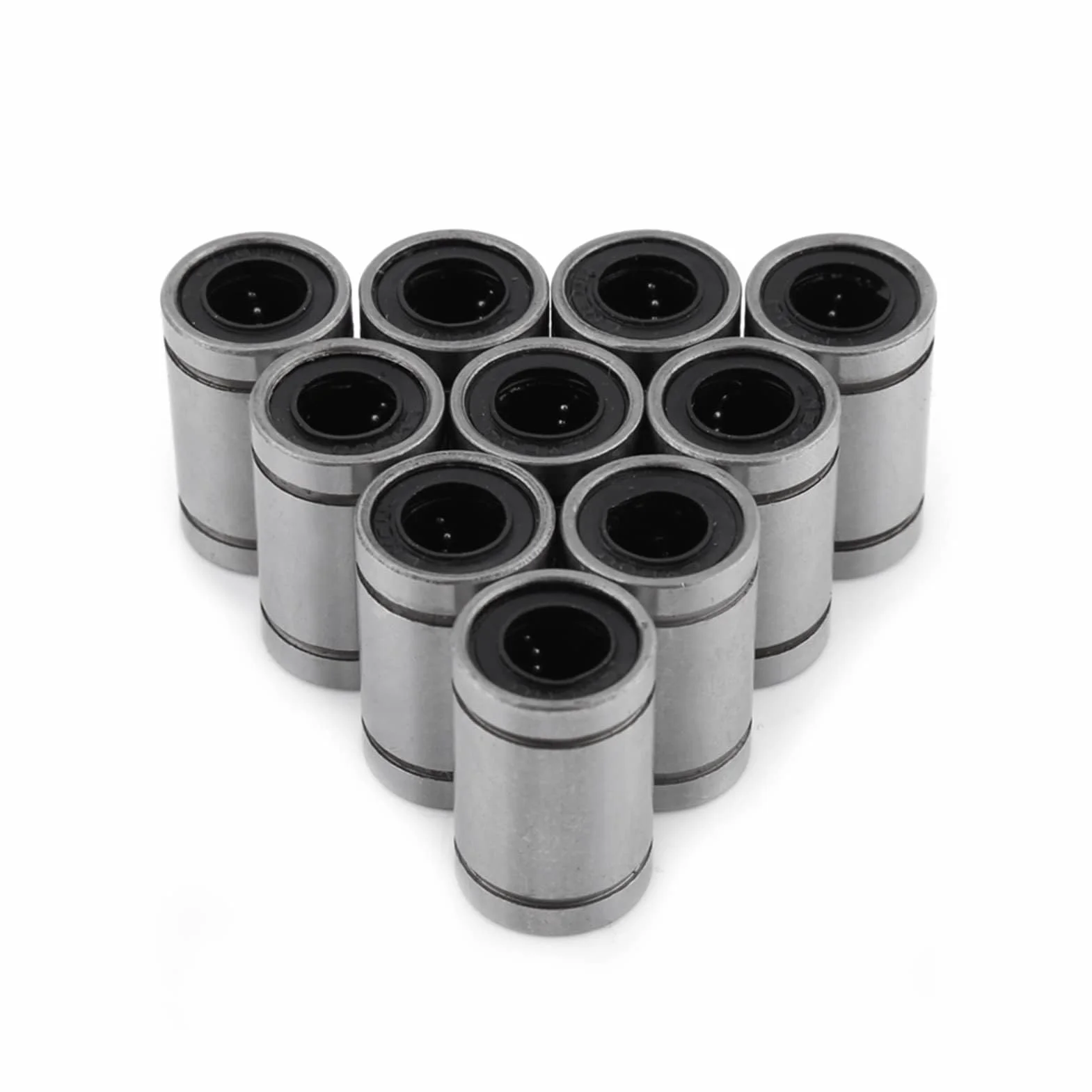 10 Sztuk Lm8uu Podwójne Liniowe Lm8uu Misumi, łożyska Liniowe łożyska 8mm Uszczelniony Cylinder Ruch Liniowy łożysko do 8mm Pręt 3D Drukarki CNC Części