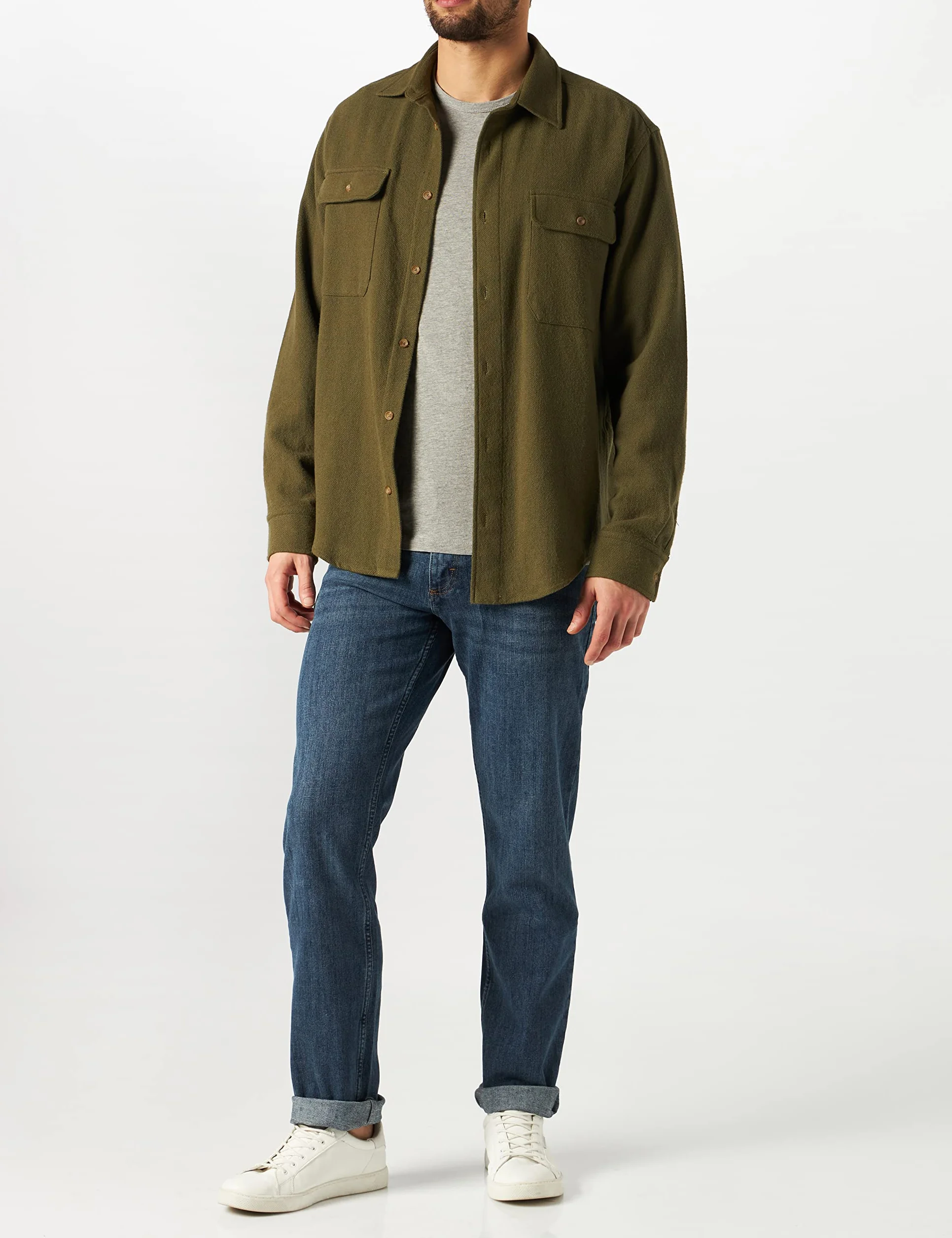 Wrangler Red Kabel Straight Dżins Mężczyźni