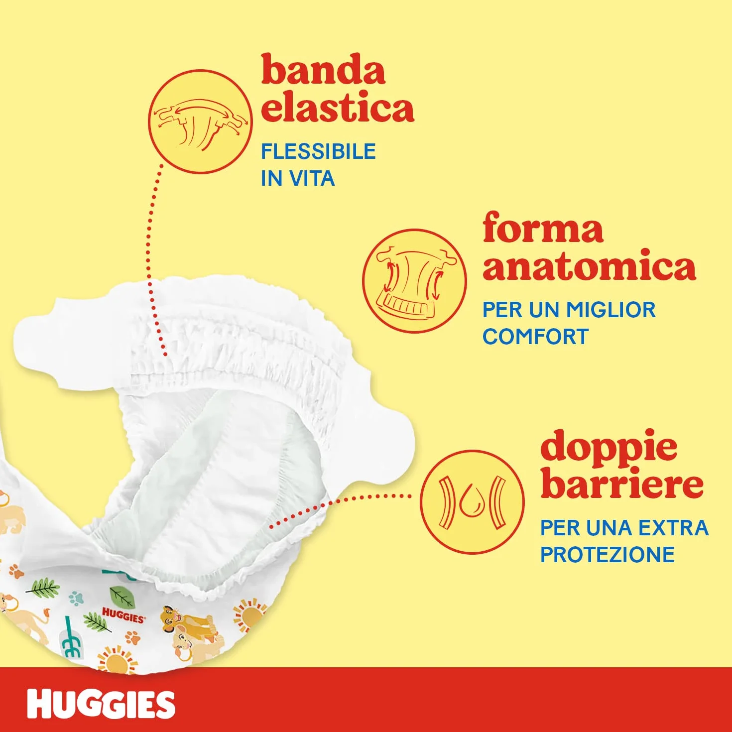 Huggies Unistar pieluchy rozmiar 5 (11-25 kg), design Disneya, ultra chłonny, pełna ochrona, 84 szt