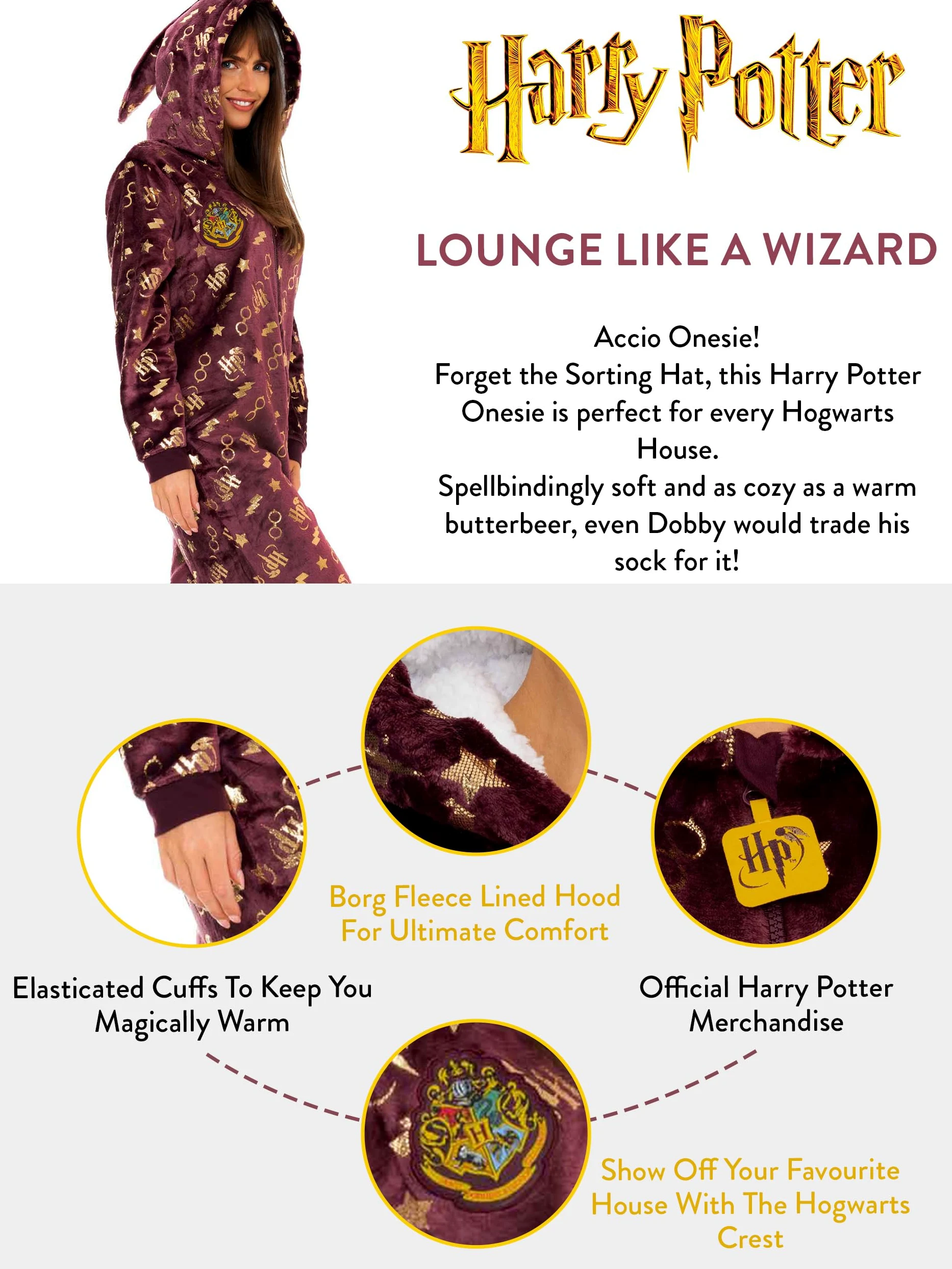 Harry Potter Kobiety Onesie