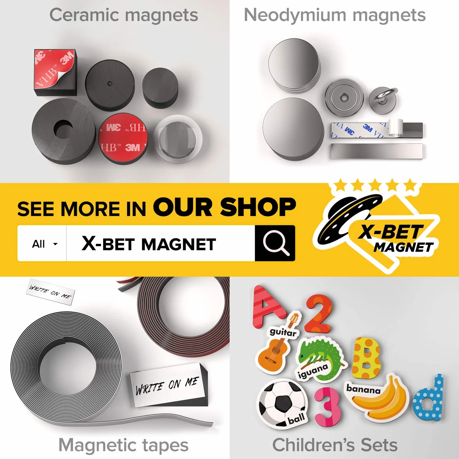 Magnetyczne kwadraty, prostokąty i okręgi z samoprzylepnym spodem – magnetyczne kropki i kwadraty – elastyczne samoprzylepne magnesy – arkusze są alternatywą dla naklejek magnetycznych, taśmy i