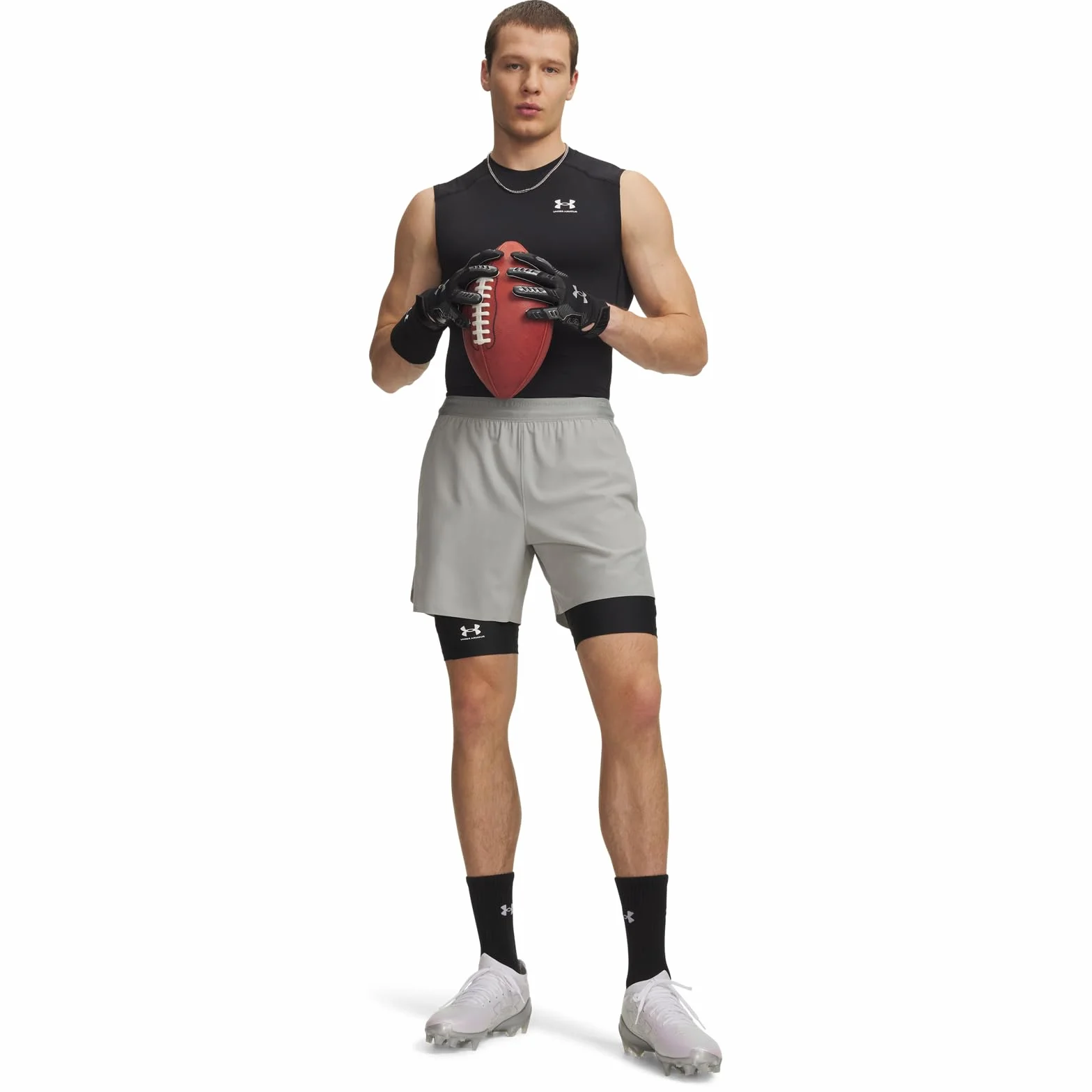 Under Armour Ua Hg Armour Lng Shorts - Shorty Mężczyźni
