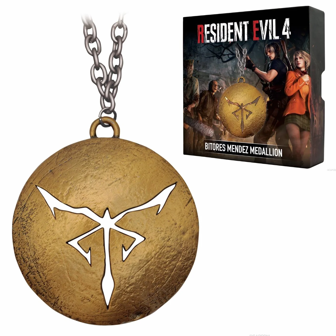 FaNaTtik Resident Evil 4 Bitores Mendez Kolekcjonerski metalowy medalion