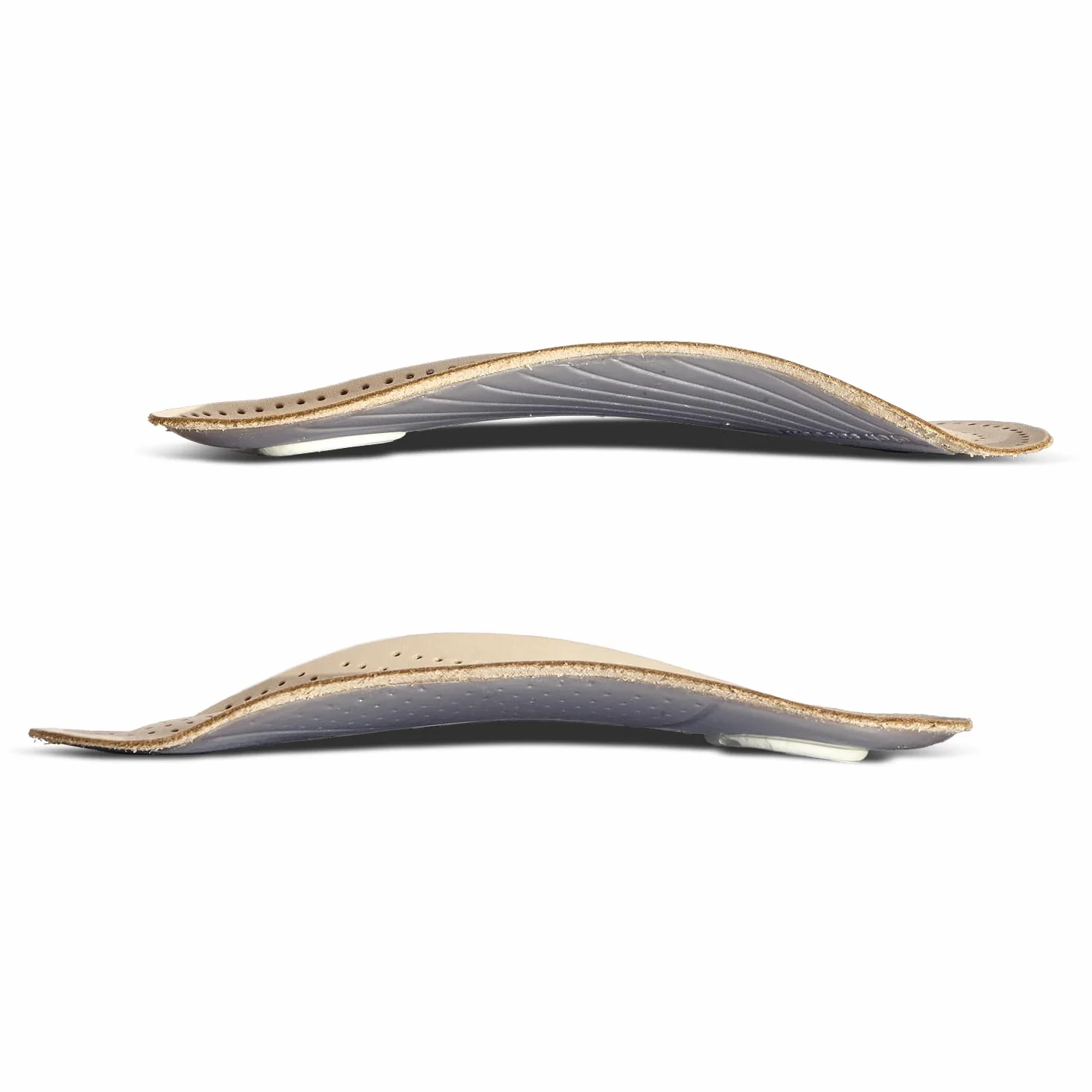 BAMA Premium Leather Footbed ⅔ Wkładki Ortopedyczne Antypoślizgowe Prawdziwa Skóra 1 Para 39