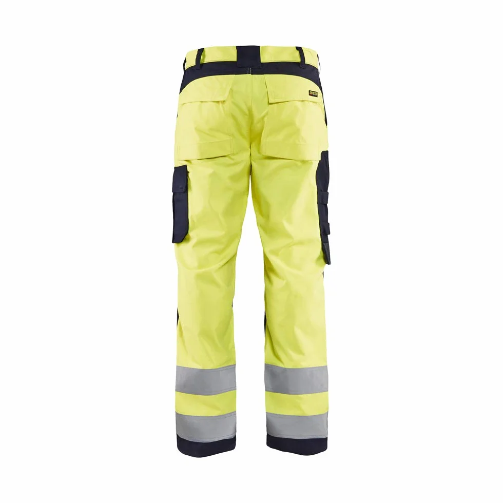 Blaklader 158815123389D100 Multinorm Inhärent spodnie robocze, High Vis żółty/granatowy, rozmiar D100