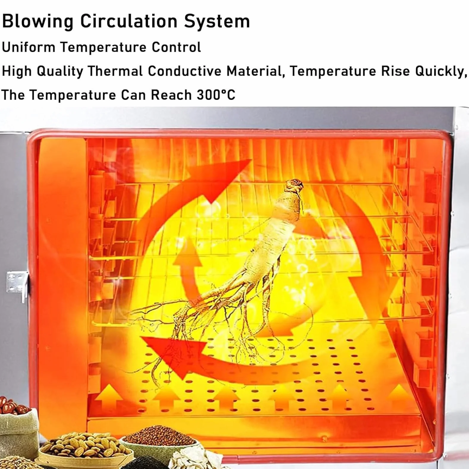 Suszarka pneumatyczna o stałej temperaturze do laboratorium przemysłowego, 800 W/1000 W Suszarka laboratoryjna Suszarka laboratoryjna Suszarka laboratoryjna Konwekcja powietrza wymuszonego 0S