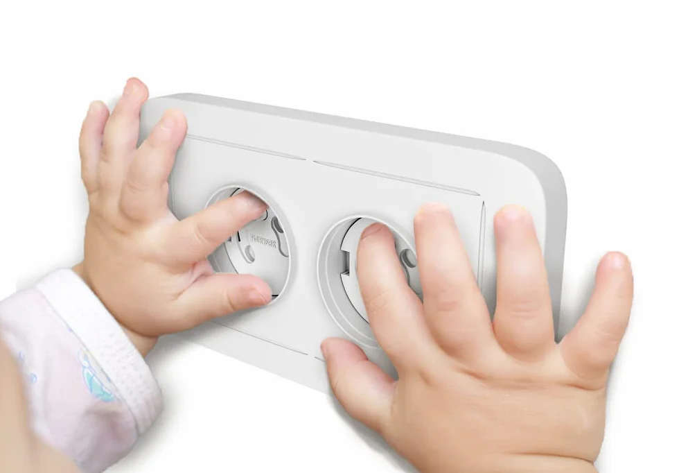 Zestaw zabezpieczeń Flurysar do gniazdek 10 sztuk