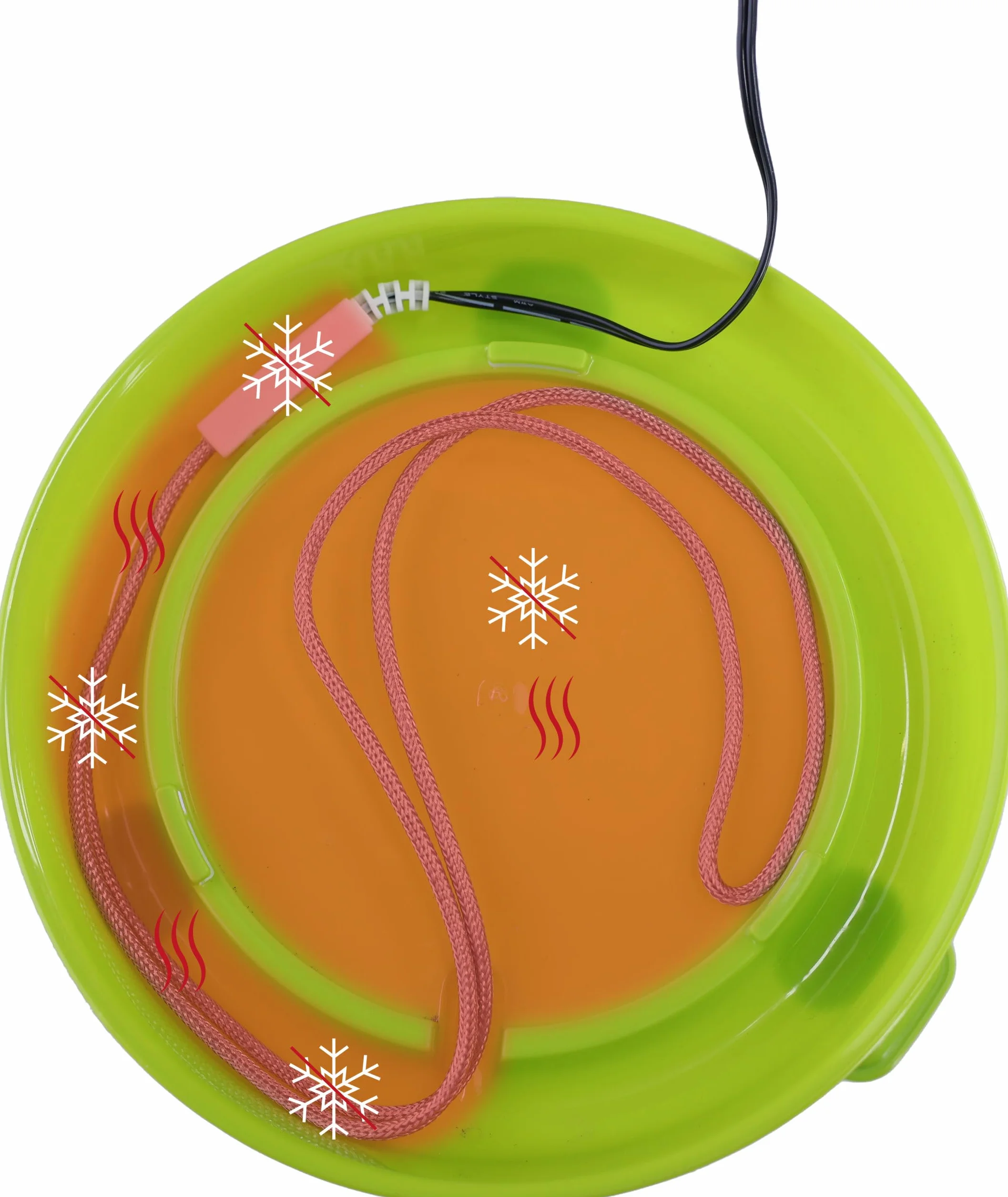 Kerbl Hobbyfarming Kabel grzewczy do poidła dla drobiu 12 V, 10 W, z zasilaczem