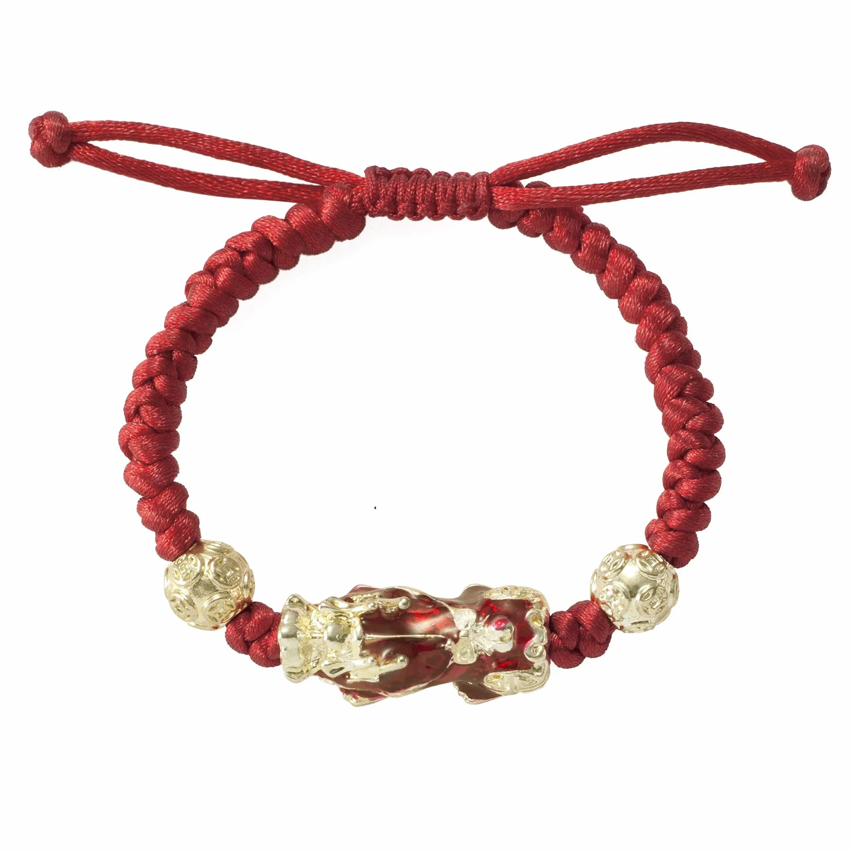 Pixiu regulowana pleciona bransoletka z liny szczęścia bogactwa amulet biżuteria