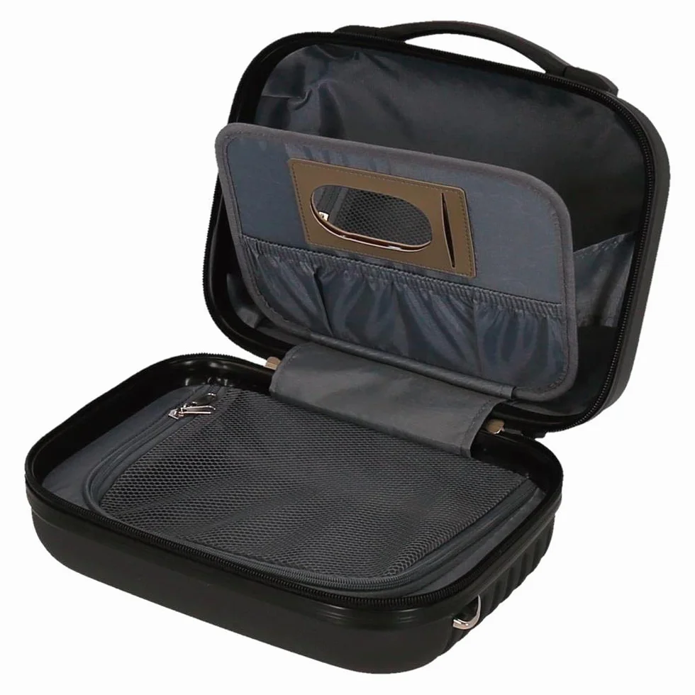 Torba na przybory ABS Roll Road India, czarny, 29x21x15 cms, model