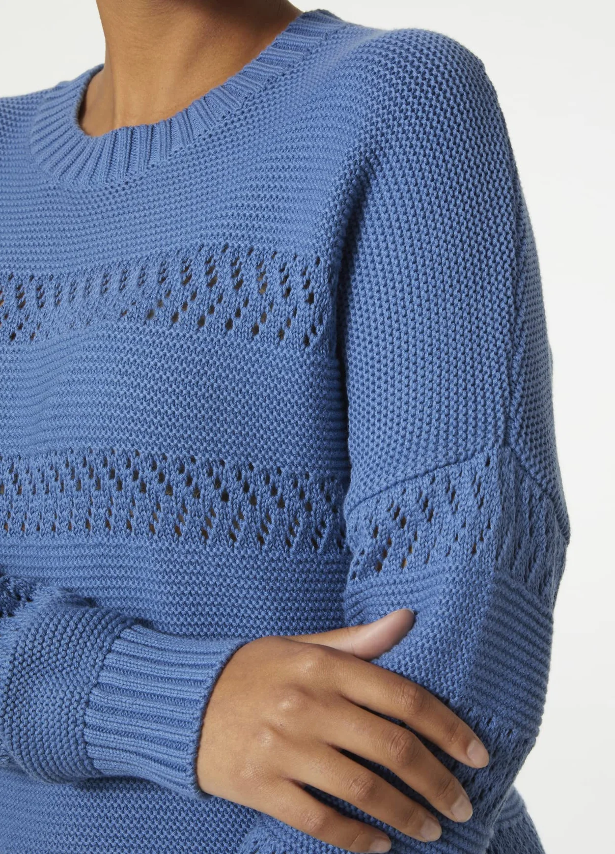 Helly Hansen Damski sweter W Pier Pointelle Azuryt M