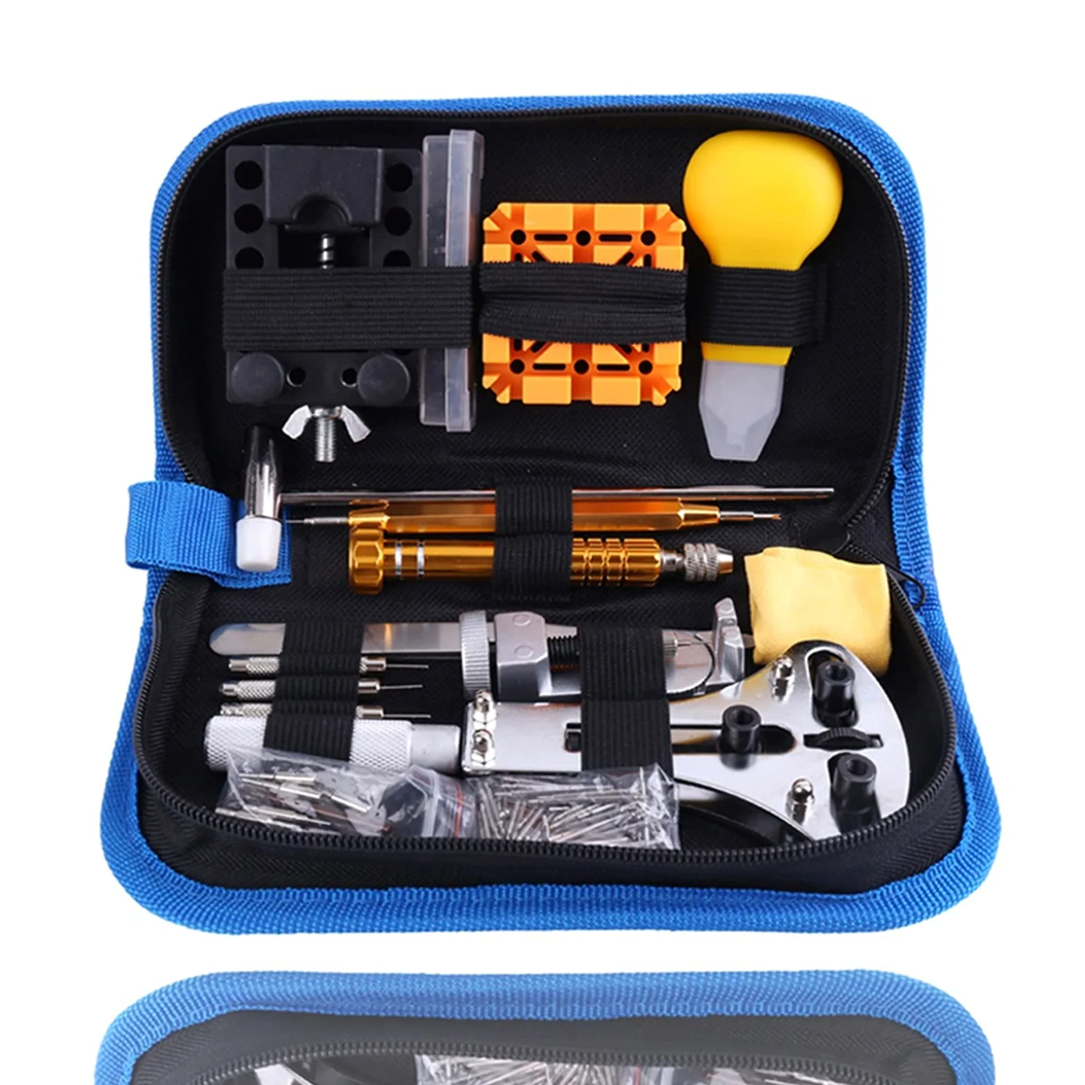 Zestaw narzędzi do naprawy Narzędzia Watch Multi Funkcja Zestaw narzędzi ręcznych Zestaw narzędzi Remover Shell Otwieracz i Watch Battery Wymiana paska Igła Do majsterkowania i naprawy kabli(16pcs)