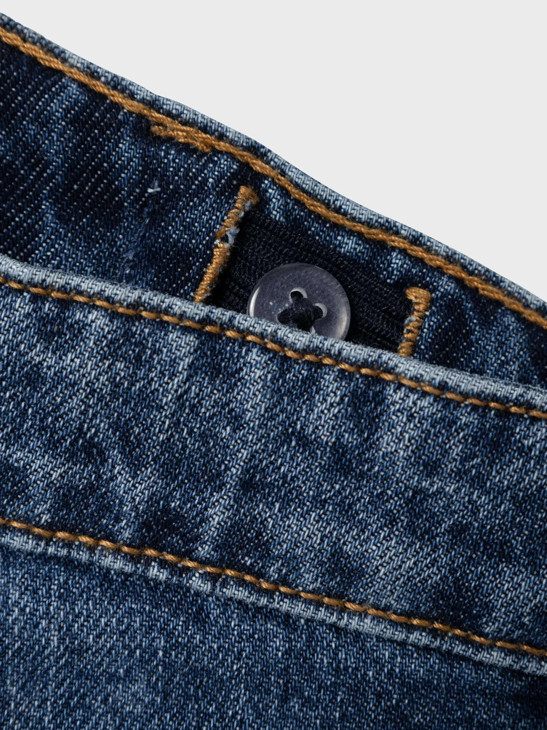 NAME IT Nkfrose Wide Jeans 5529-be Noos Szerokie dżinsy Dziewczynki
