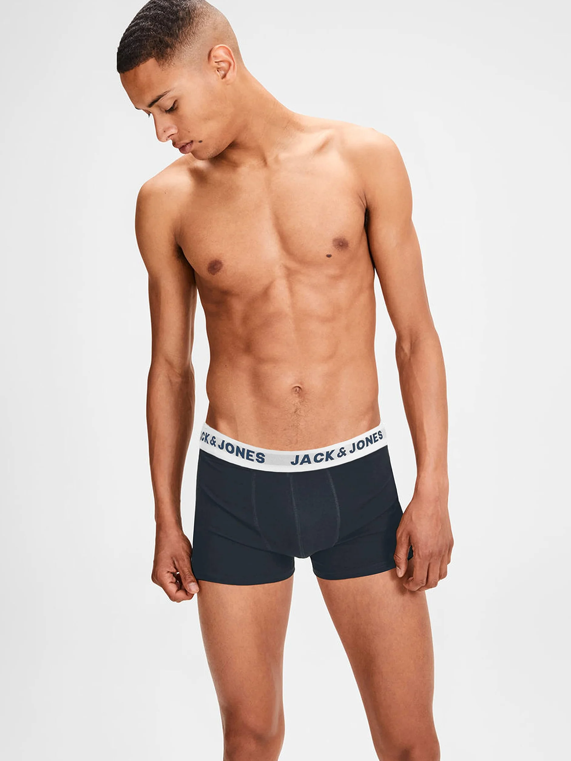 Mêskie spodnie Jogger Cargo JACK & JONES PAUL FLAKE AKM 542 Spodnie Twill Denim z elastycznym pasem.