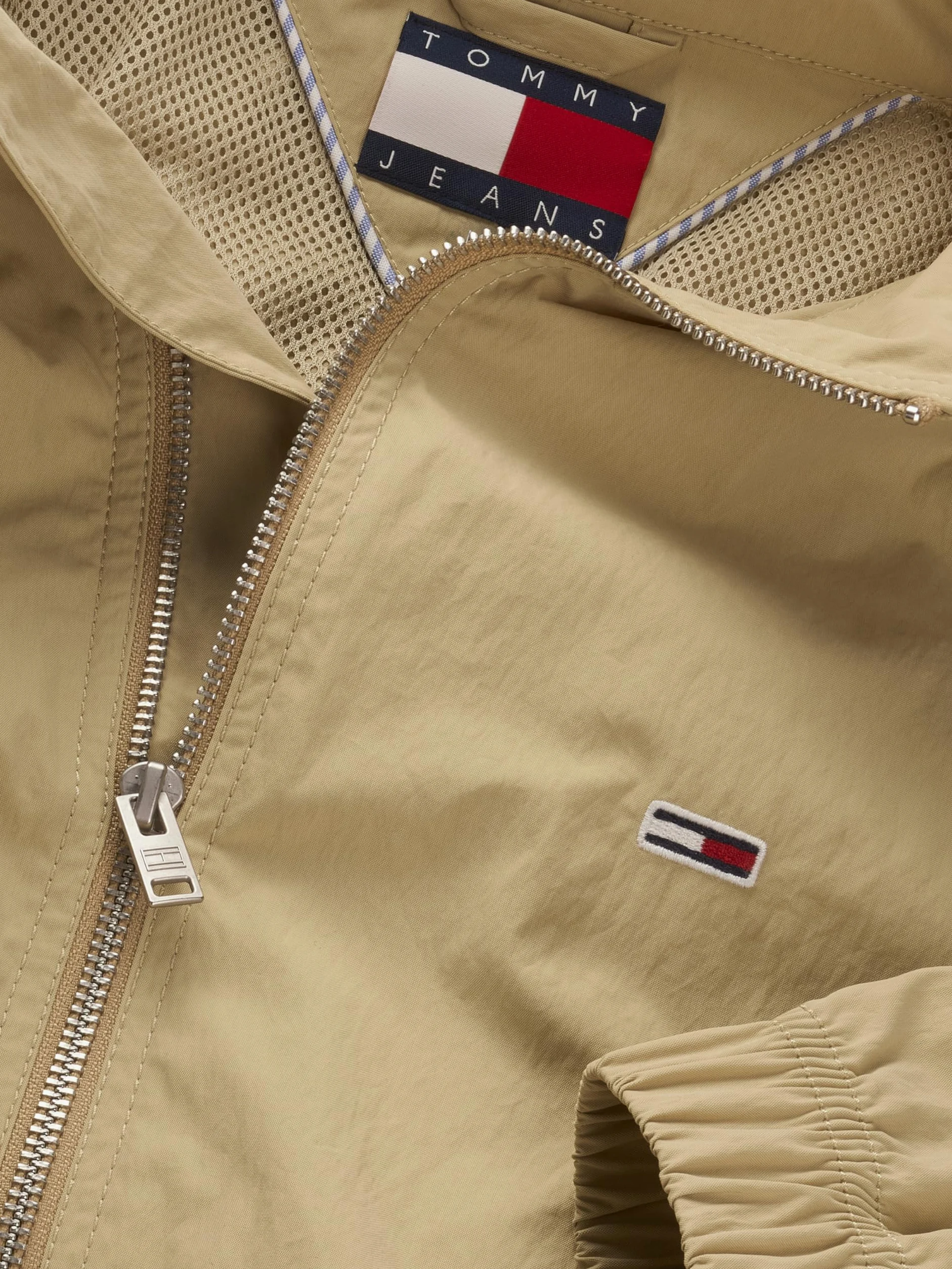 Tommy Jeans Męska kurtka wiatrówka TJM ESSENTIAL EXT DM0DM20655, beżowa (Relic Tan), XXL, Beżowy (Relic Tan), XXL