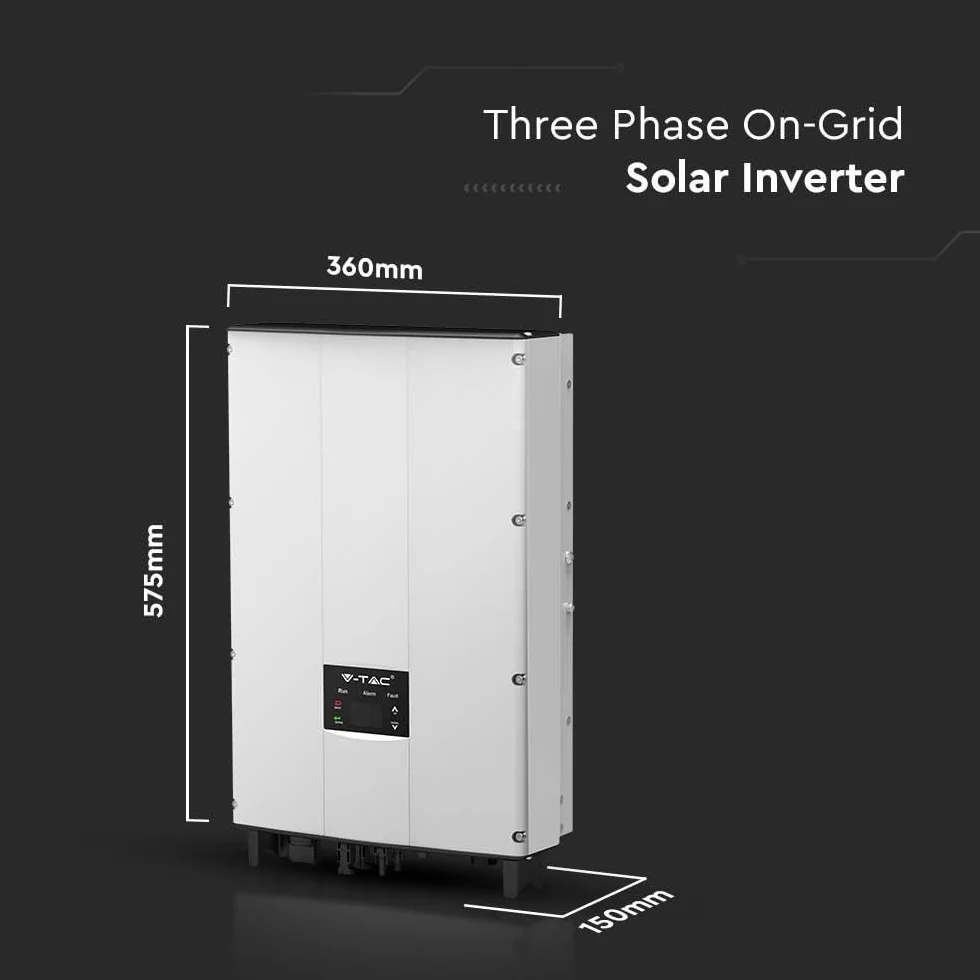 Falownik solarny - trójfazowy - zasilanie sieciowe - 5 lat - IP65 - nr modelu: - VT-6608305