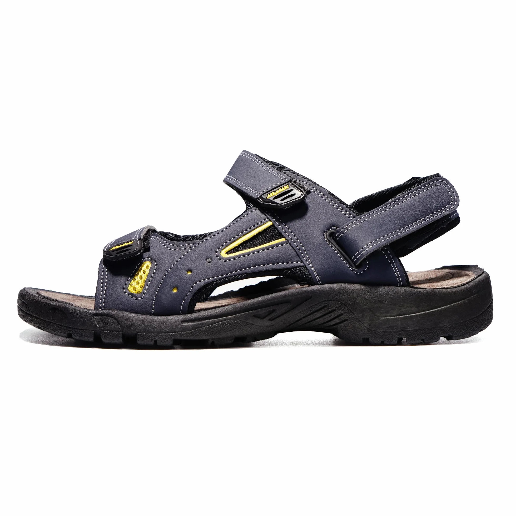JOMIX Męskie sandały sportowe sandały turystyczne letnie outdoorowe buty na co dzień otwarte palce gumowa podeszwa do trekkingu