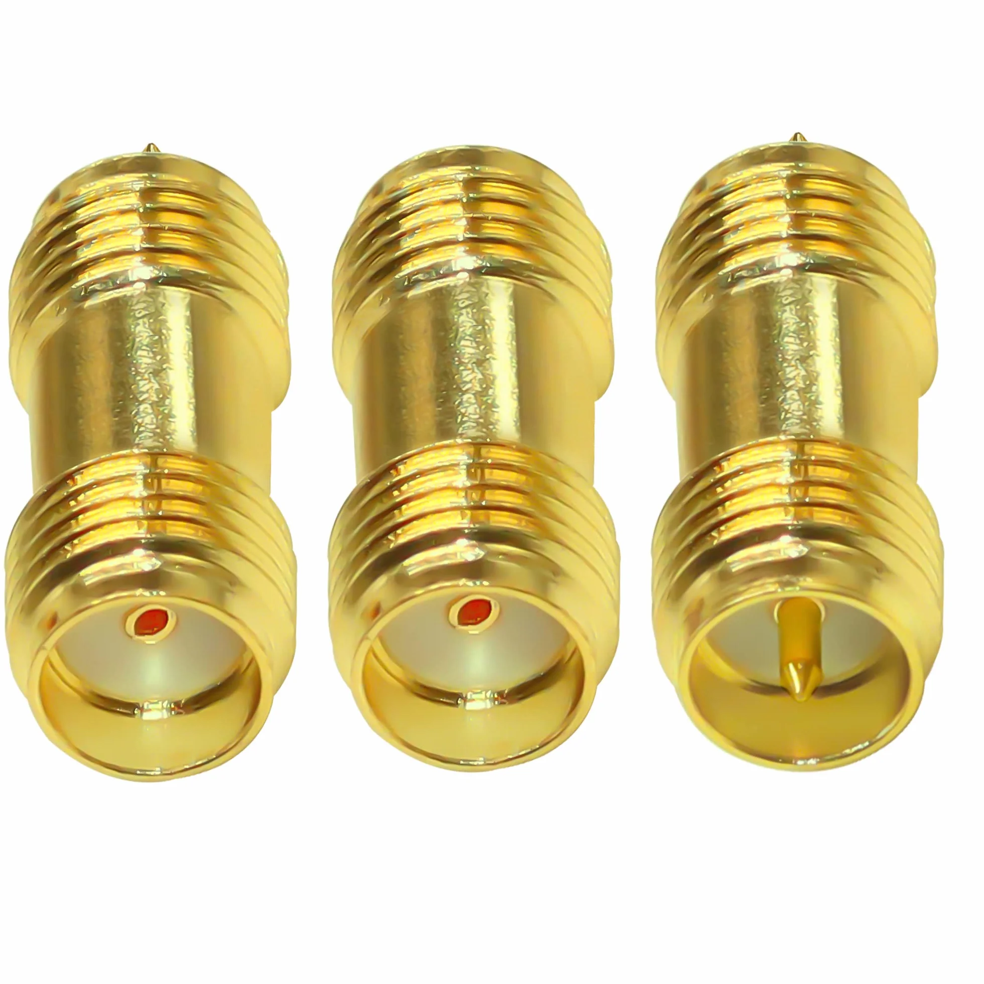 TUOLNK SMA Koppler Barrel Adapter RP SMA Buchse RF Connector Kit Converter dla Antennenradio 3-pak