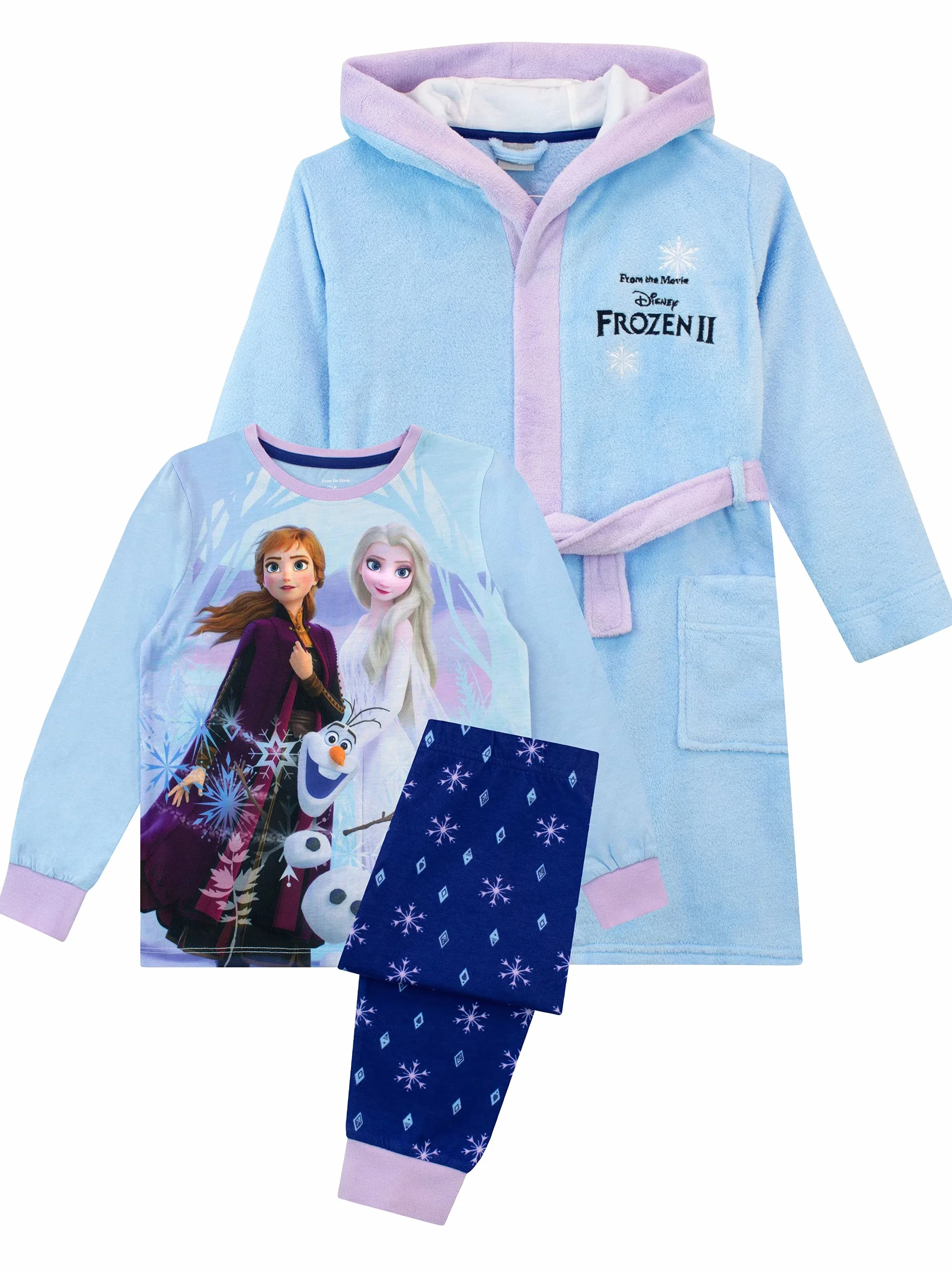 Disney Dziewczyny Szlafrok Piżama Frozen