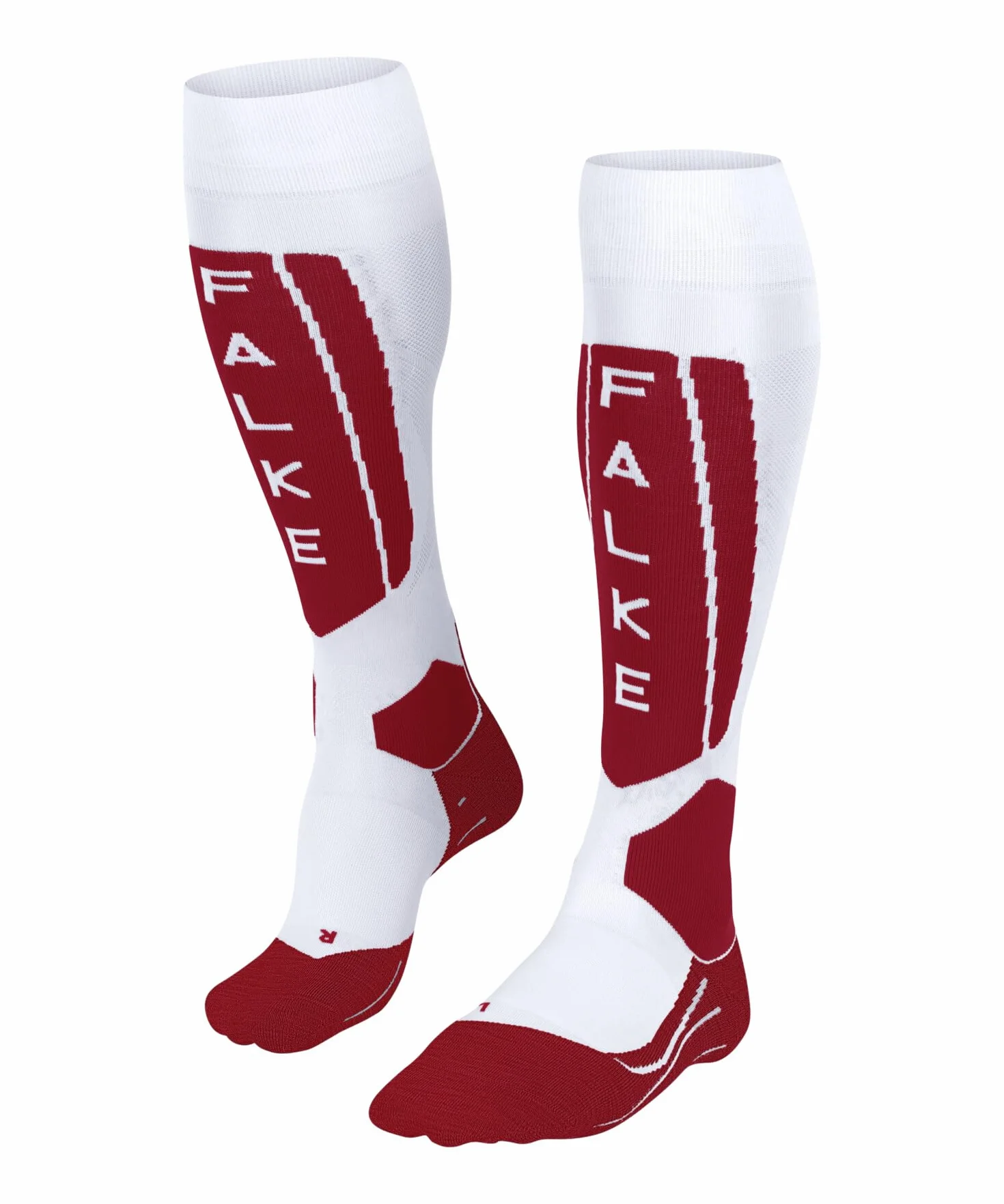 FALKE Skarpety narciarskie SK5 Expert W Kh Jedwabny materiał funkcjonalny ciepłe cienkie 1 Para Biały 37-38