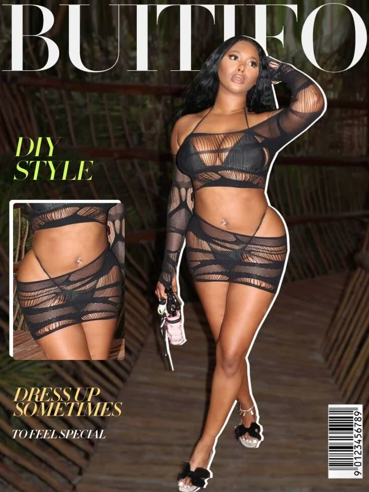 Damska seksowna bielizna Babydoll Fishnet Chemise sukienka jednoczęściowa nocna