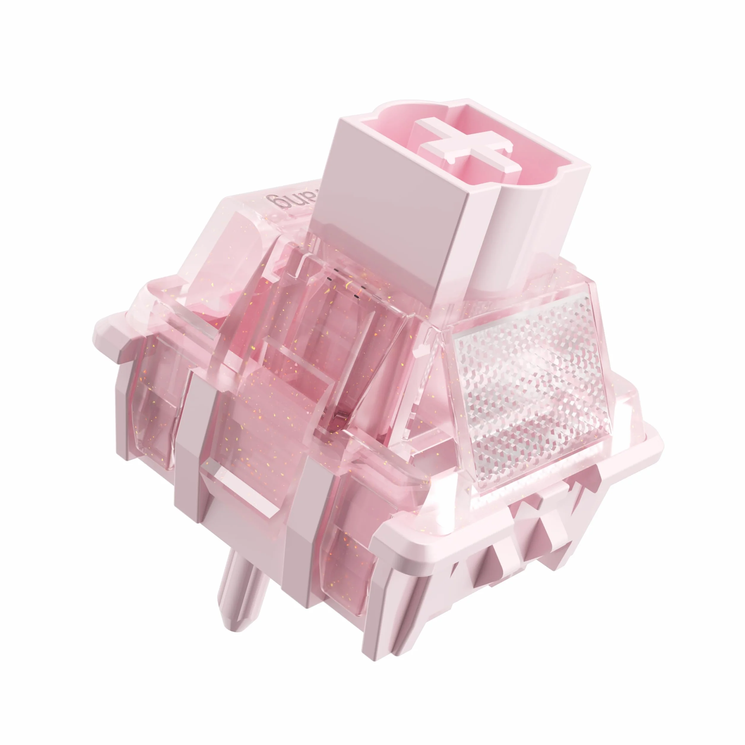 Zjmehty ZHOUWANG Pink Magnetic Keyboard Switches, Linear Factory Pre-lubed Freely Setting Pre-TraveSwitches for Magnetic Gaming Keyboard (36 szt.)