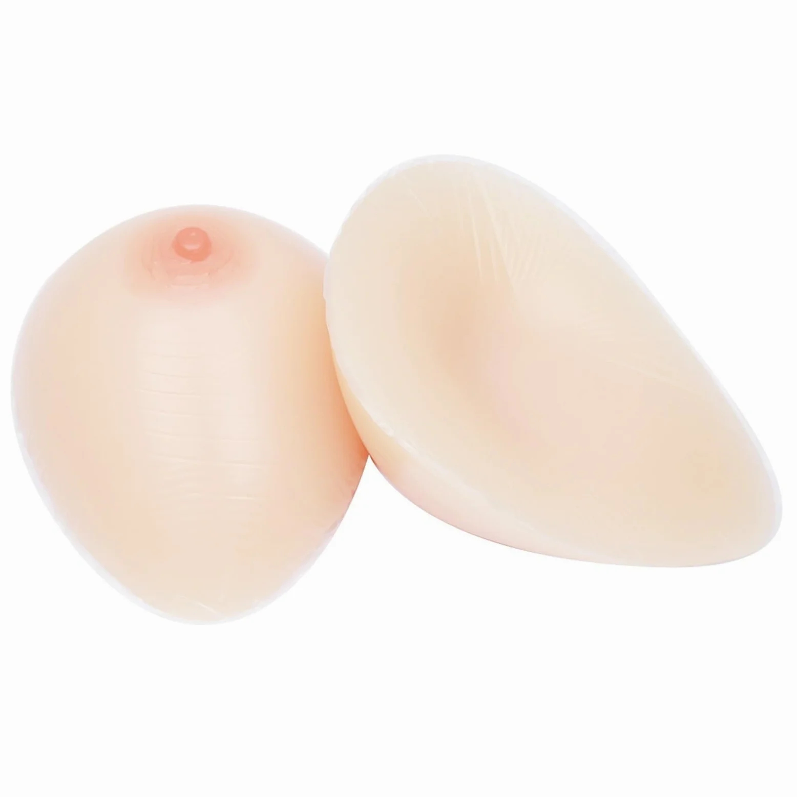 Silikonowe wkładki do biustonosza Zdejmowane silikonowe wkładki do biustonosza Boobs Enhancer zbierają wkładki do biustonosza Boobs Nadaje się do mastektomii Bikini (Color : BIAŁY, Size : F)