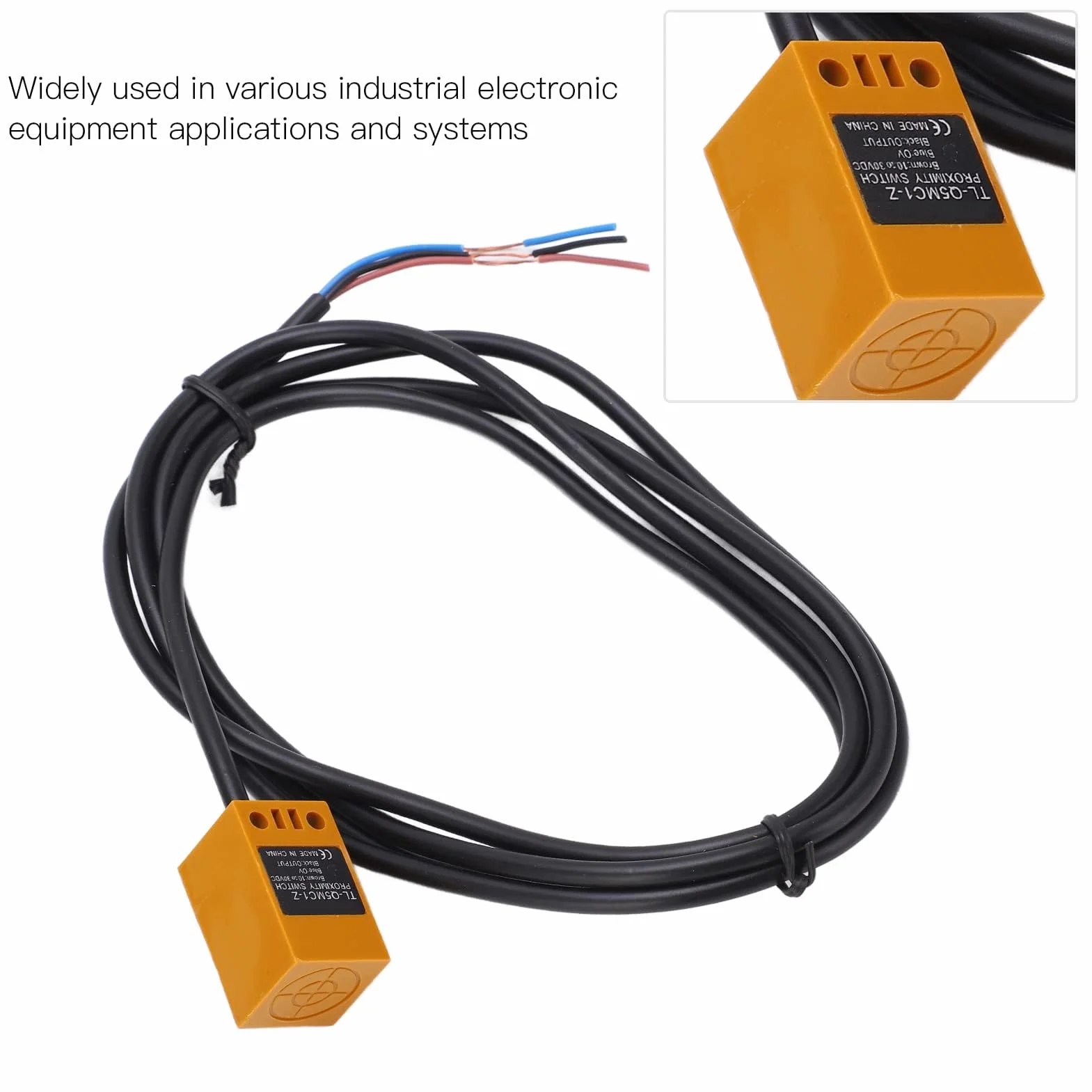 Indukcyjny Czujnik Zbliżeniowy TL‑Q5MC1‑Z Kwadratowy Czujnik Zbliżeniowy DC 10‑30 V 3-przewodowy Indukcyjny Czujnik Zbliżeniowy Odległość Wykrywania 5 Mm
