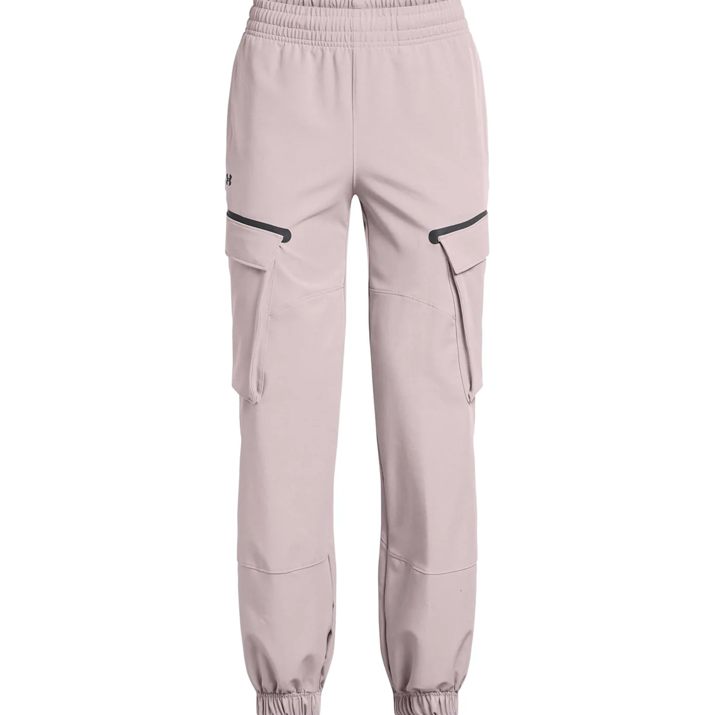 Spodnie Unstoppable Under Armour damskie fioletowe cargo high waist