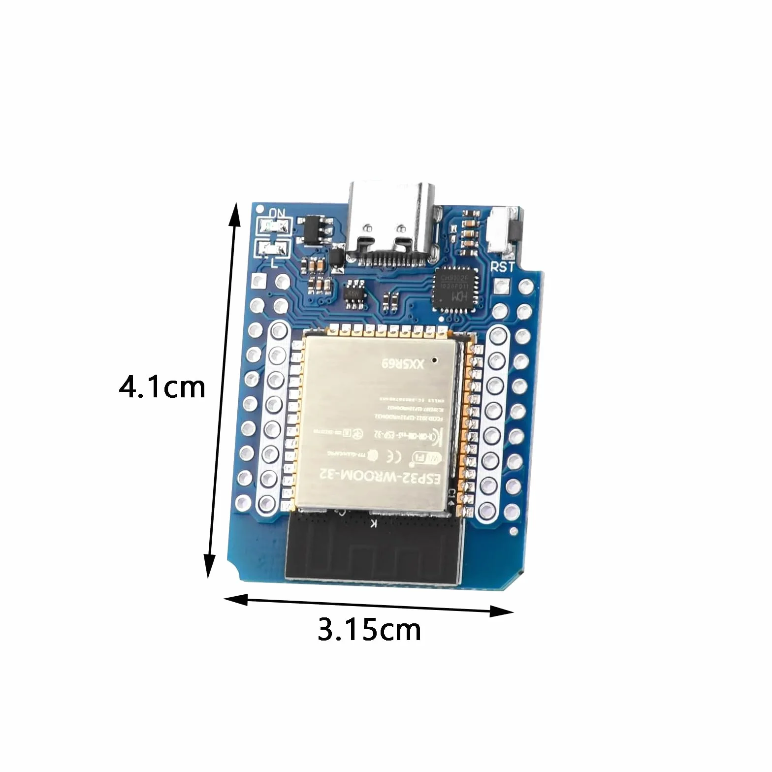 ESP32 Mini Development Board typ C interfejs NodeMCU WiFi Bluetooth deska rozwojowa CH9102F do Arduino IDE