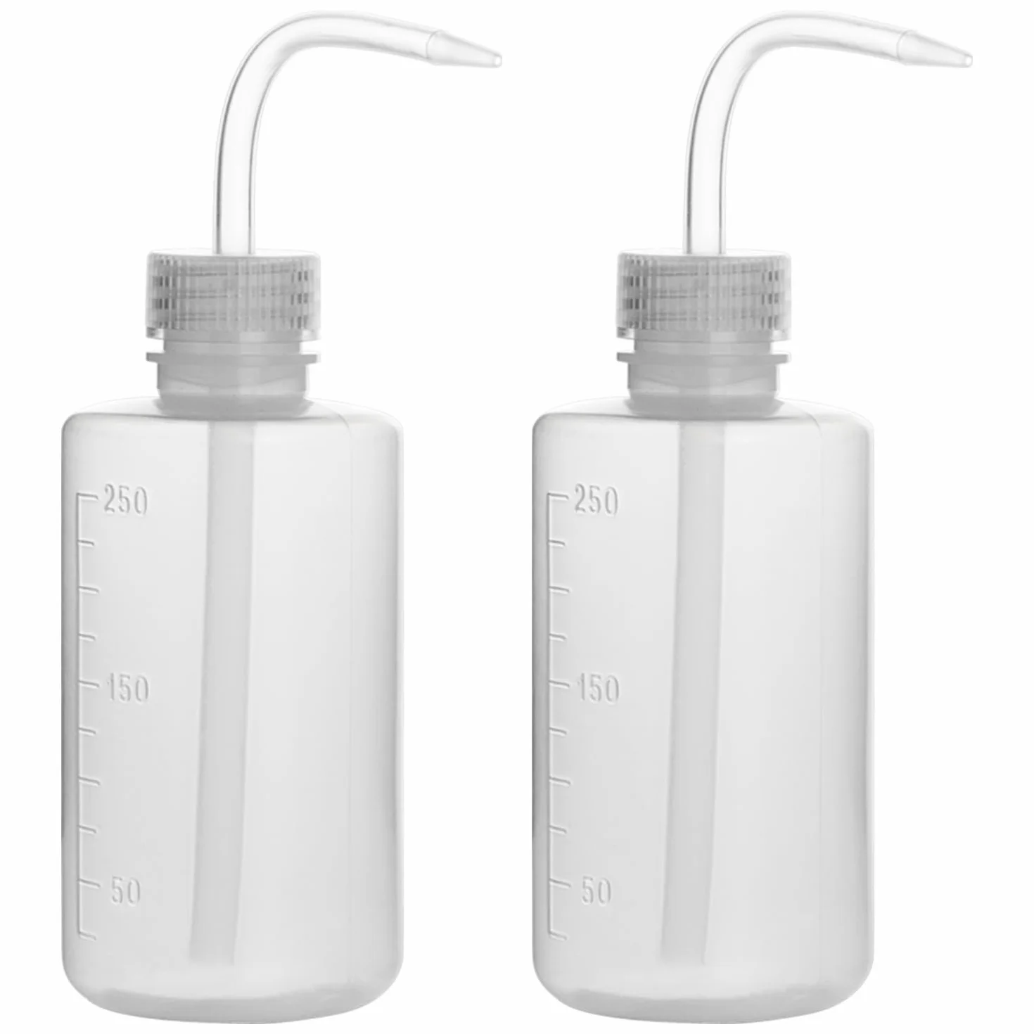 stonylab Butelka do mycia z tworzywa sztucznego, LDPE z wąskim otworem (250 ml, 2 sztuki)