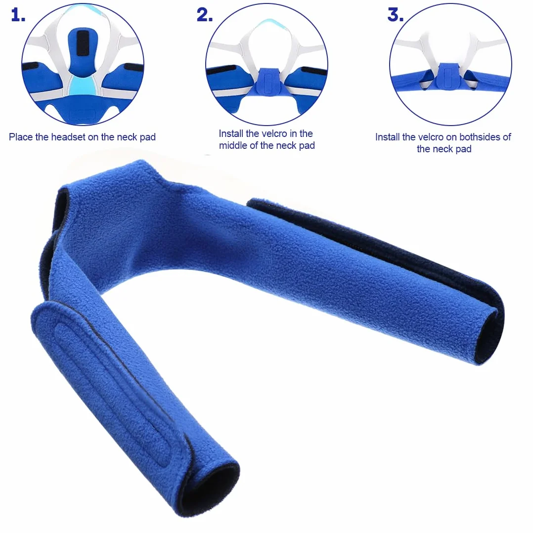 CPAP Neck Pad CPAP poduszka na kark CPAP maska nakrycie głowy, uniwersalny rozmiar dla spokojnego snu (1 szt.)