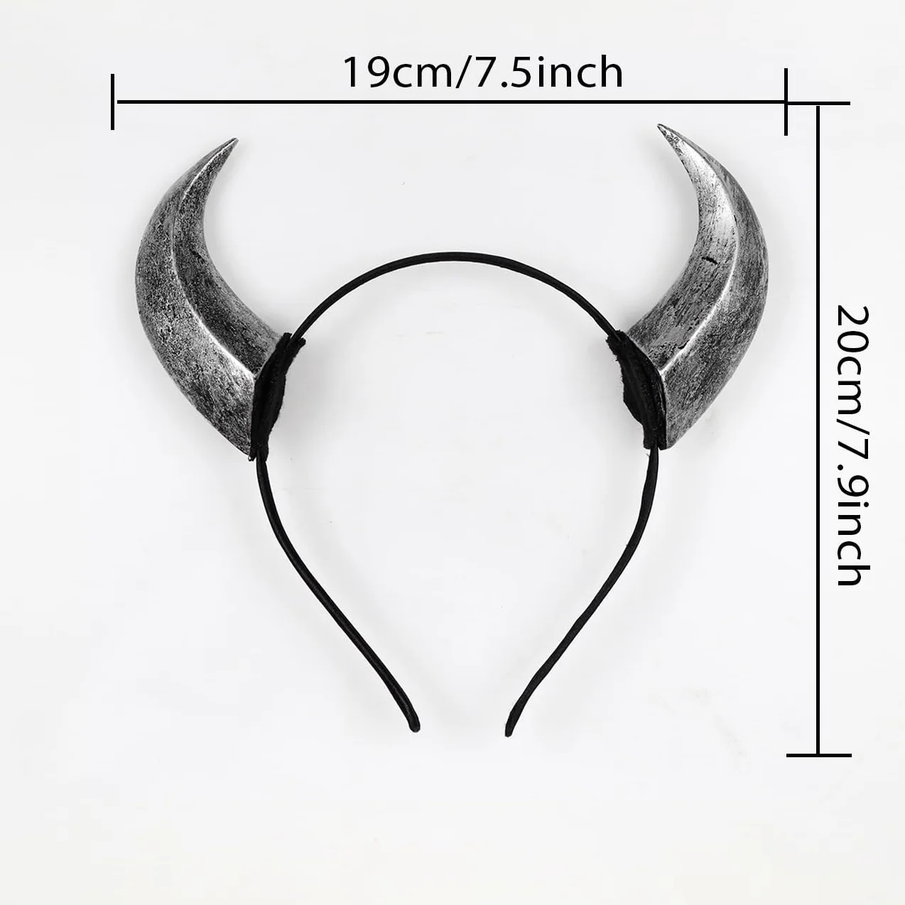 KELAND Gothic Black Feather Cape Shawl with Maleficent Horns Halloween Crow Costume