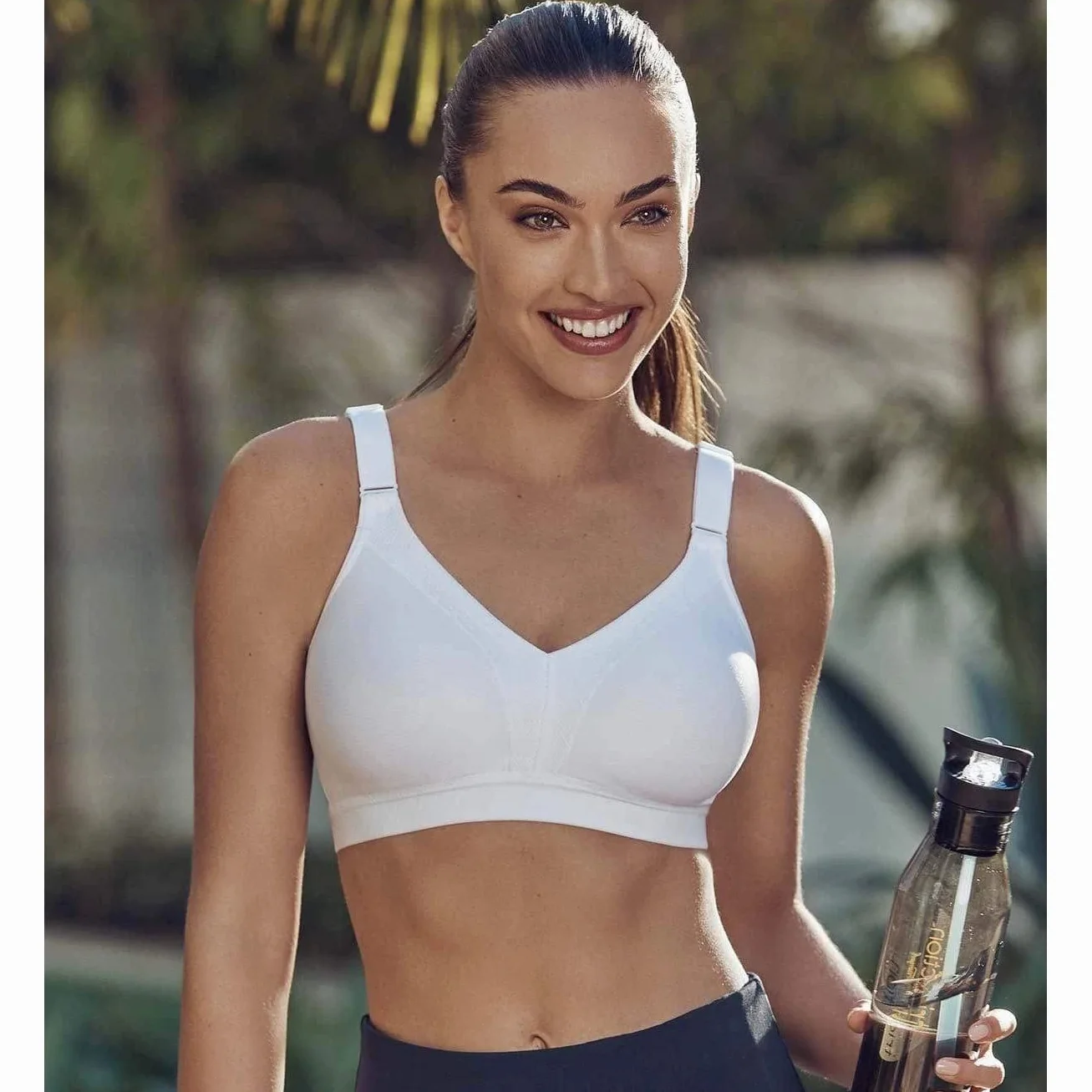Triumph Triaction Wellness N Biustonosz sportowy Kobiety,biały (White 0003),70C