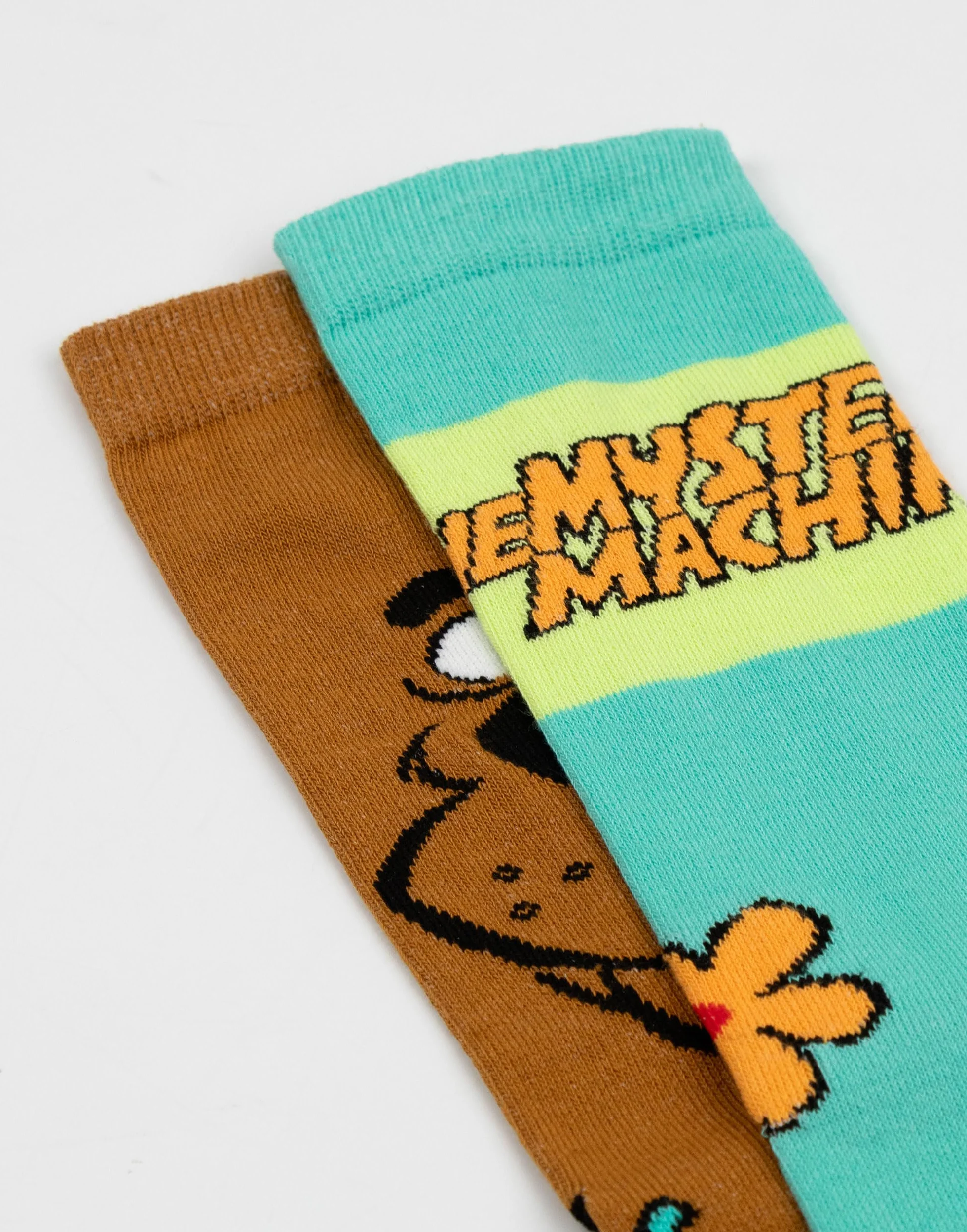 Scooby-Doo! Zestaw 3 skarpetek unisex z motywem Scooby Doo Mystery Machine w wielokolorowe paski