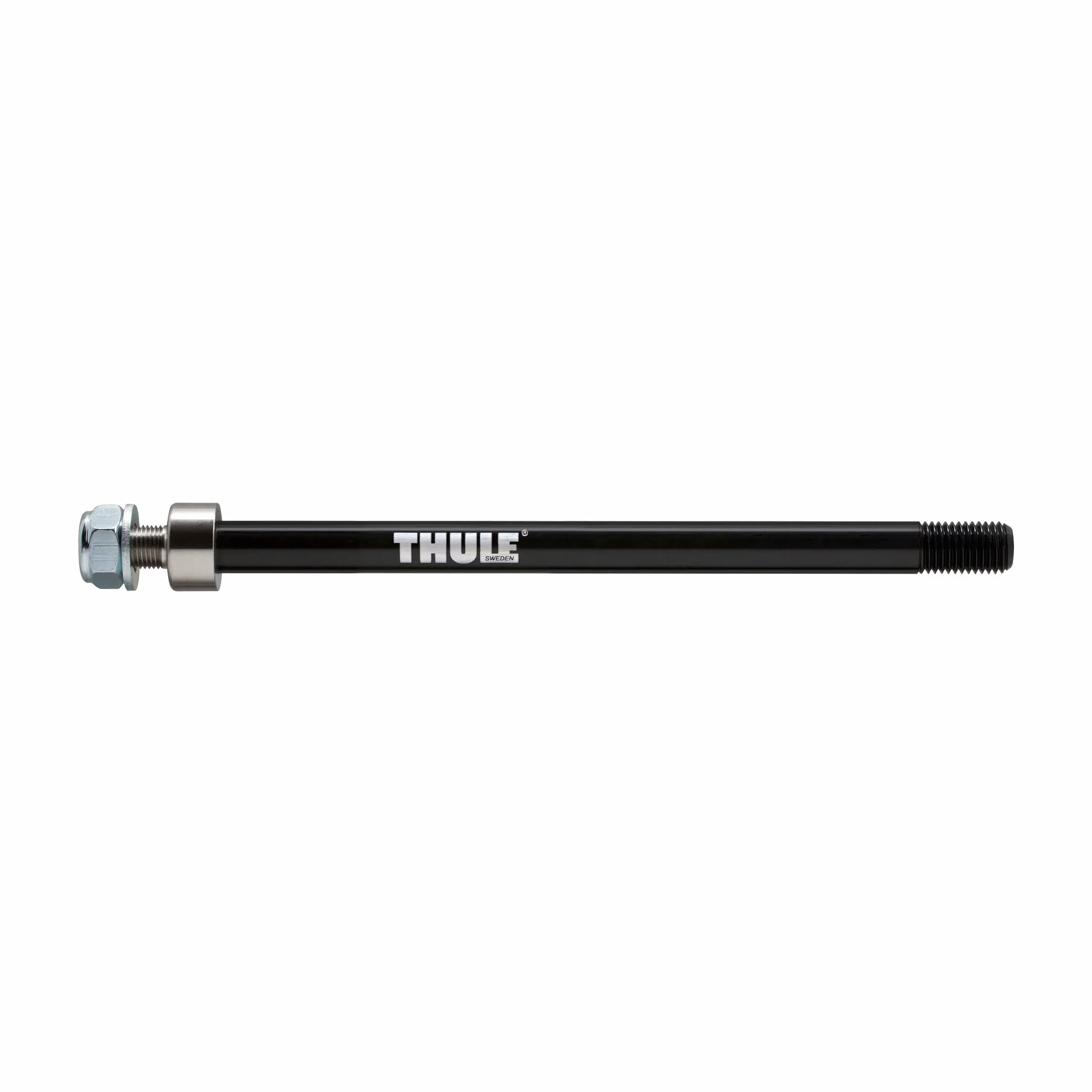 Thule Thru Axle Syntace M12 x 1,0 czarna – przyczepka rowerowa, akcesoria, czarna, 160-172 mm (M12 x 1,0)