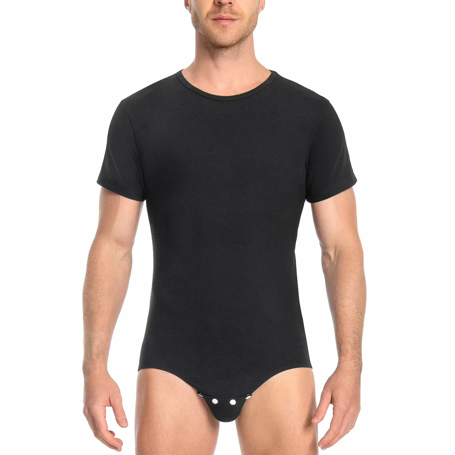 LittleForBig Męskie bawełniane śpioszki jednoczęściowe body - luźny krój Basic Onesie