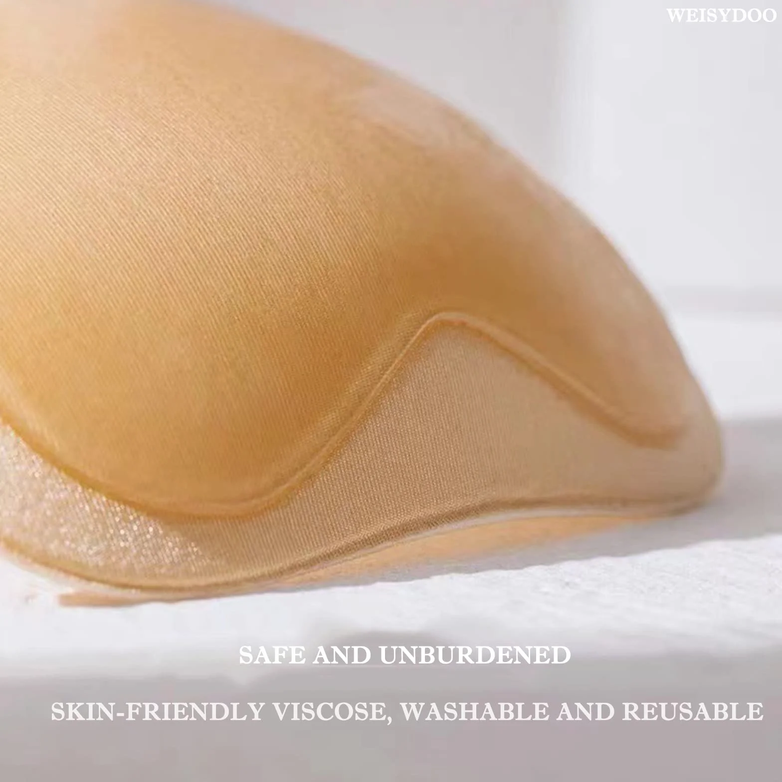 Samoprzylepne Wkładki Biustonosze Wkładki Push Up Pads Biustonosze Wkładki Wyjmowane Poprawa piersi dla BHS Bikini Swimsuit Sport 2 Pary (2, Trójkąty+Kształt Serca)