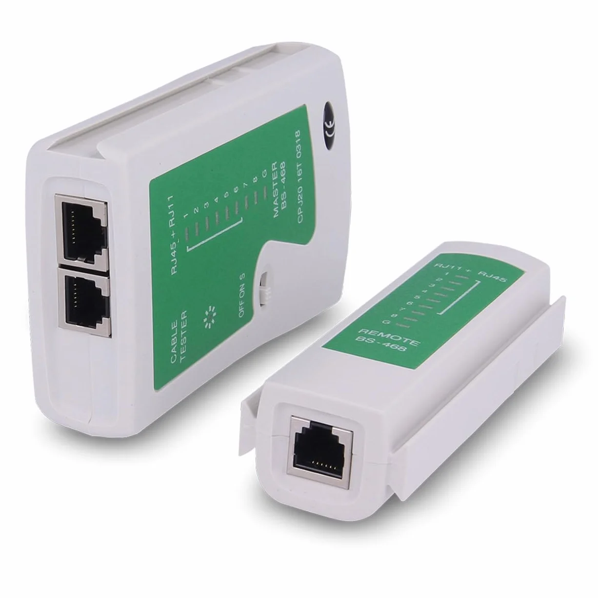 Tester sieci LAN RJ45/RJ11/RJ12, ISDN, kabli Cat 5/5e/6, z walizką