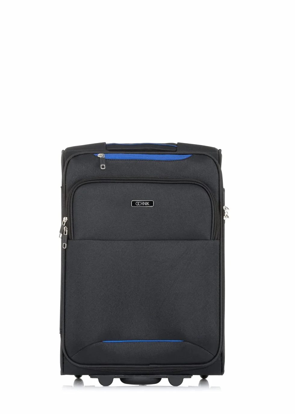 OCHNIK Mała walizka | Walizka miękka | Materiał: Nylon | Kolor: Czarny | Rozmiar: S | Wymiary: 54×36,50×22 cm | Pojemność: 44l | Wysoka jakość