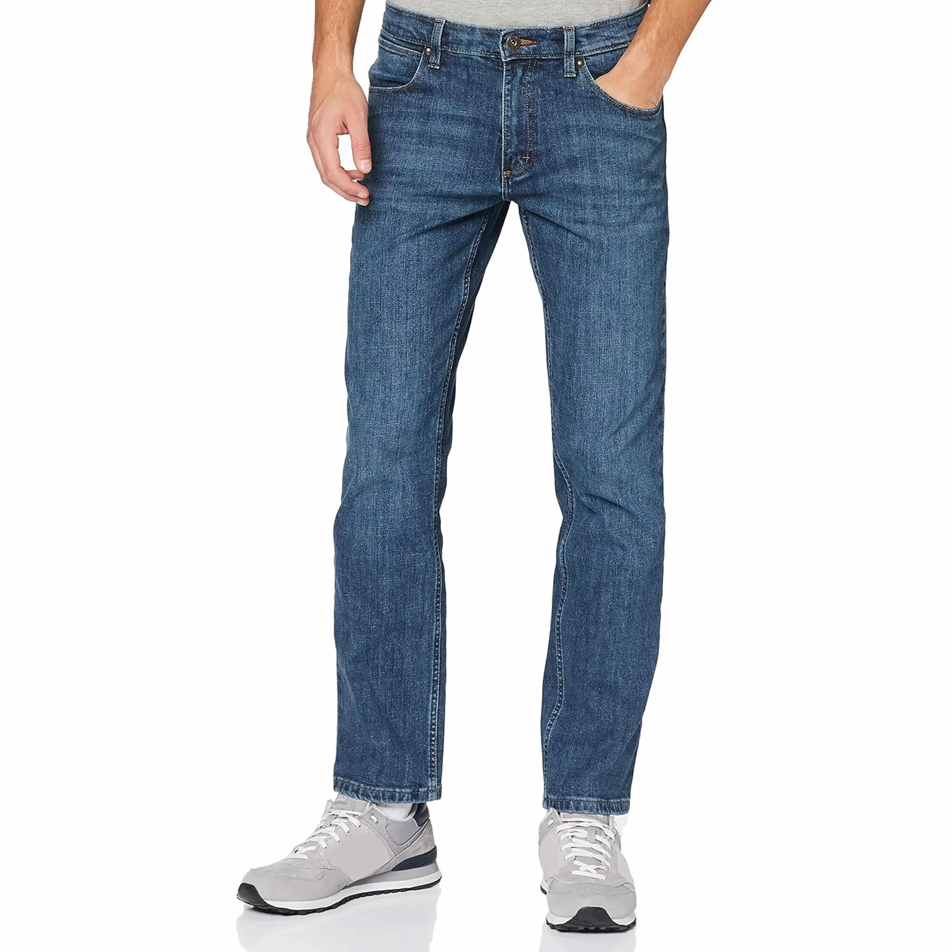 Wrangler Red Kabel Straight Dżins Mężczyźni
