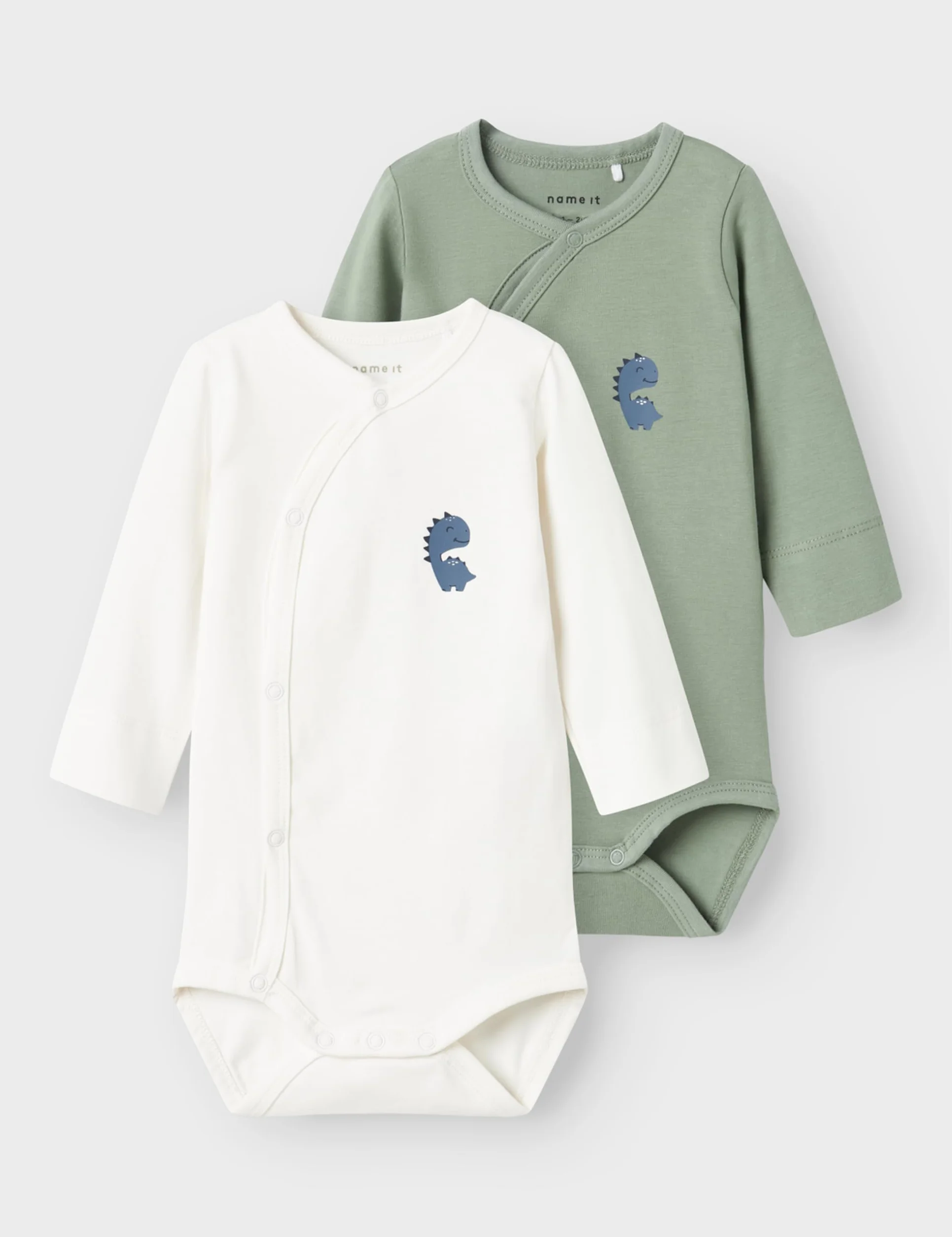 Męskie body Nbmnedrick 2P Ls Wrap Body, Lily Pad, numeric_56 (2 sztuki), Lily Pad, numeric_56