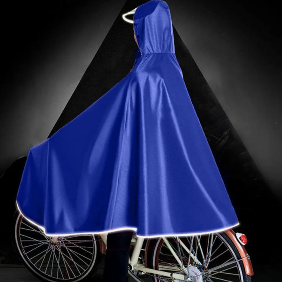Elektryczny rowerowy płaszcz przeciwdeszczowy Poncho z rondem Wodoodporne poncho przeciwdeszczowe Rowerowy płaszcz przeciwdeszczowy Kurtka Peleryny wielokrotnego użytku dla studentów Mężczyźni Kobiet