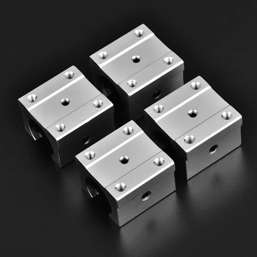 Szt. SBR16UU 16 mm otwarty blok ślizgowy z łożyskiem liniowym, aluminiowy otwarty liniowy blok łożyska ruchowego do CNC