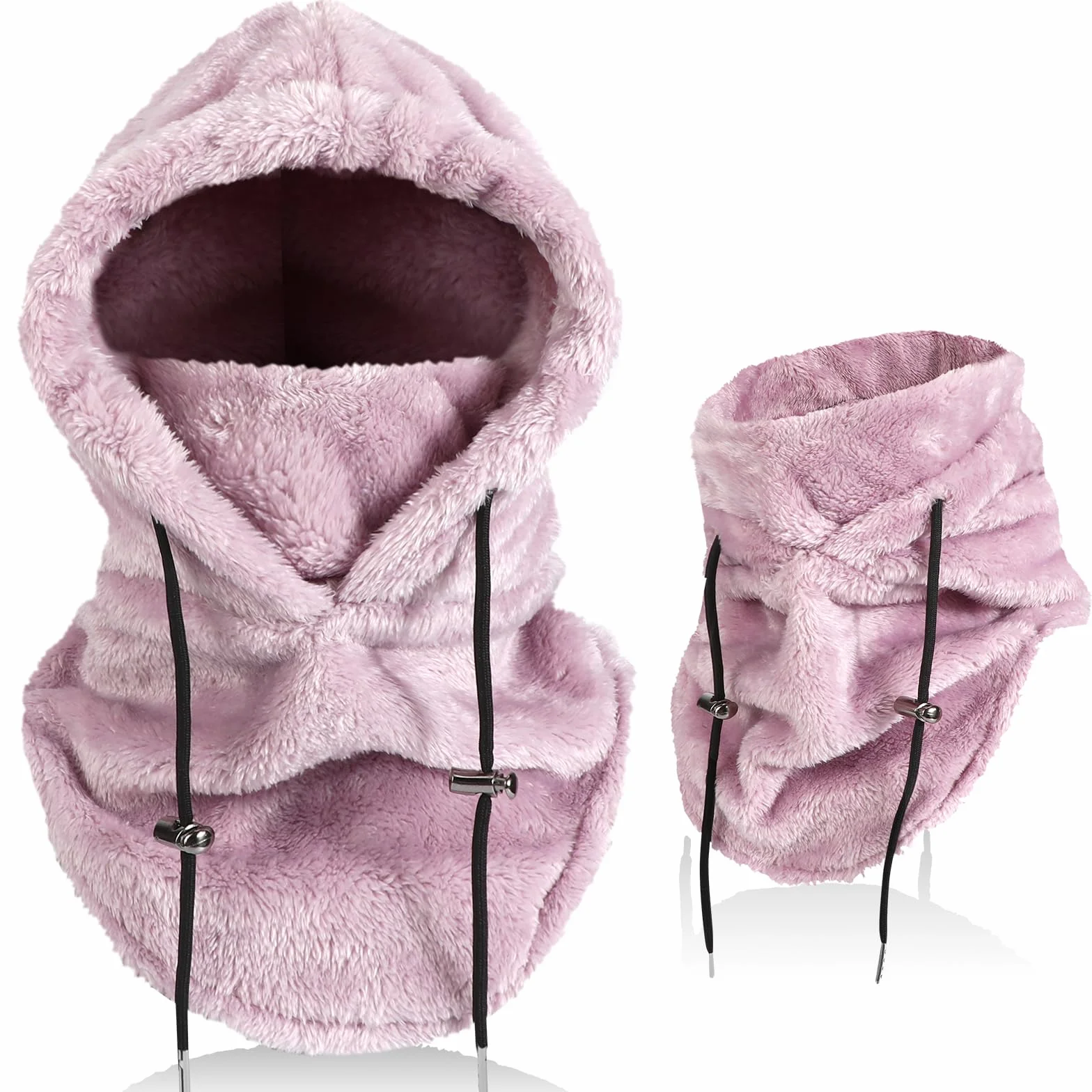 Unisex zimowa termiczna kominiarka polarowa, wiatroszczelna maska narciarska, wielofunkcyjna zimowa czapka polarowa z ocieplaczem na szyję, dla mężczyzn i kobiet, sporty na świeżym powietrzu,